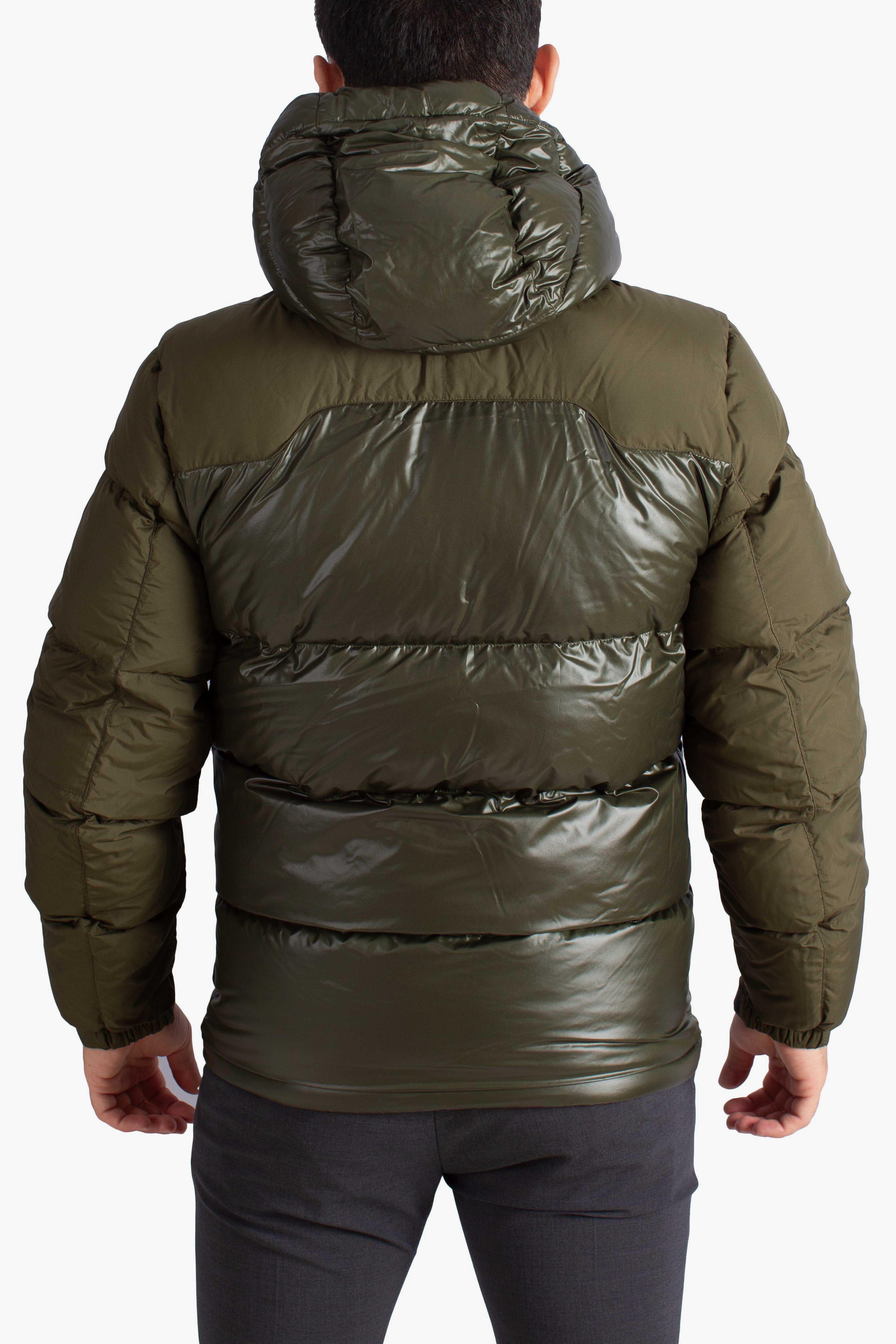 Giubbotto piumino Gorham bicolore green 710967786003 POLO RALPH LAUREN