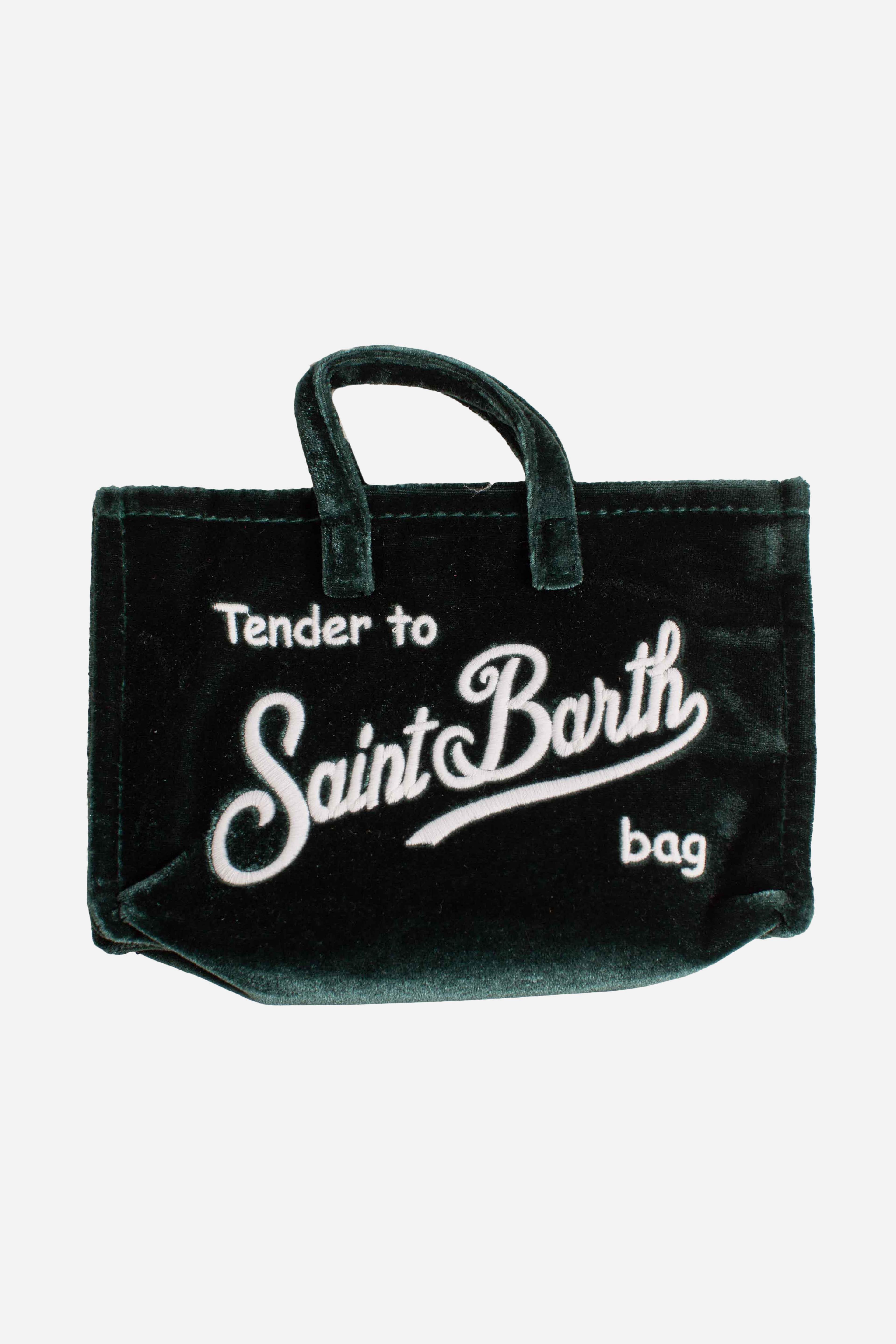 Phone Bag in velluto green PHONE00800302I MC2 SAINT BARTH