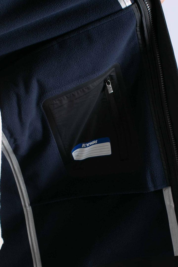 Giacca media duke bonded black pure - blue depth K6116YWA3C K-WAY