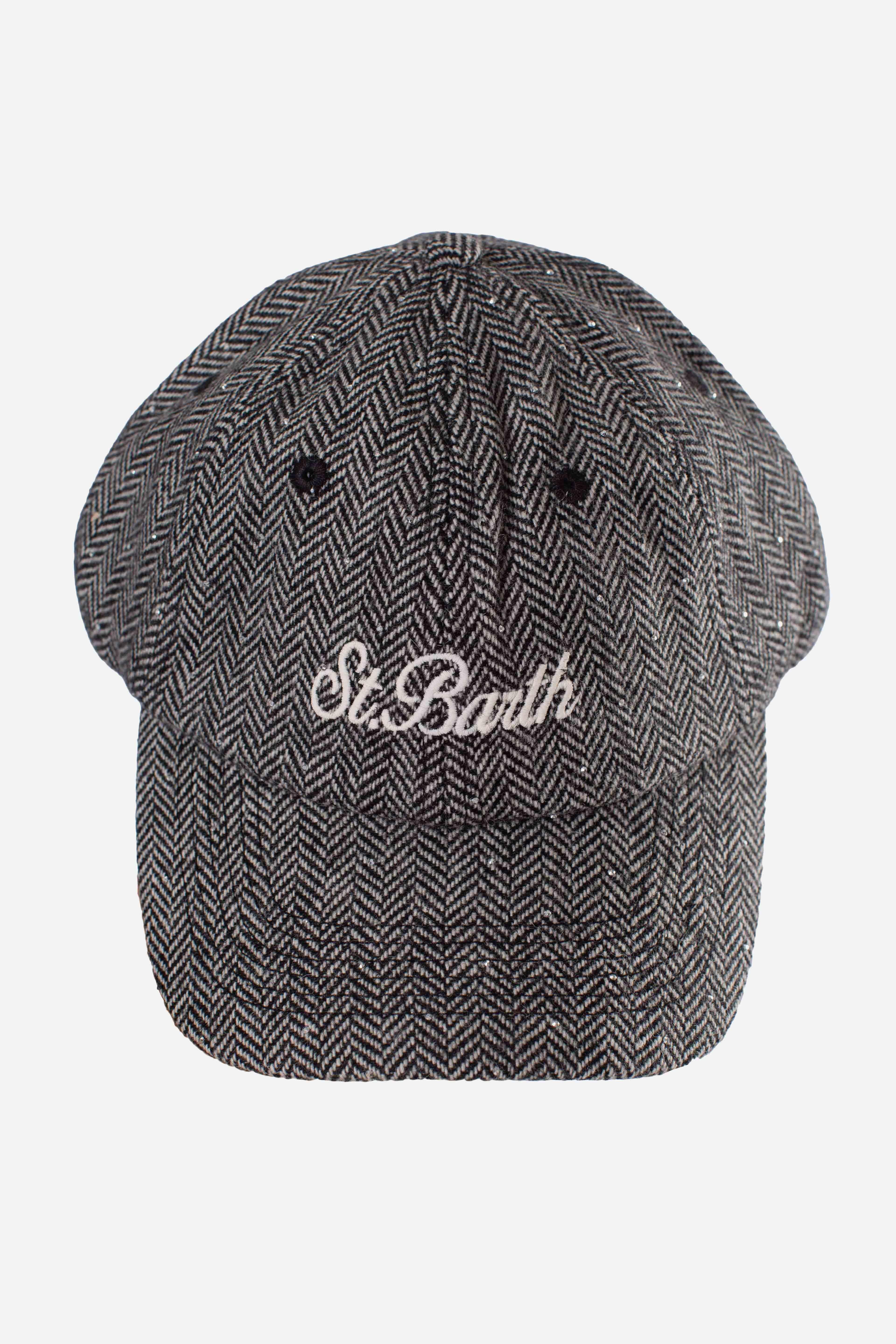Berretto "St. Barth" grey black BASB001100264I MC2 SAINT BARTH