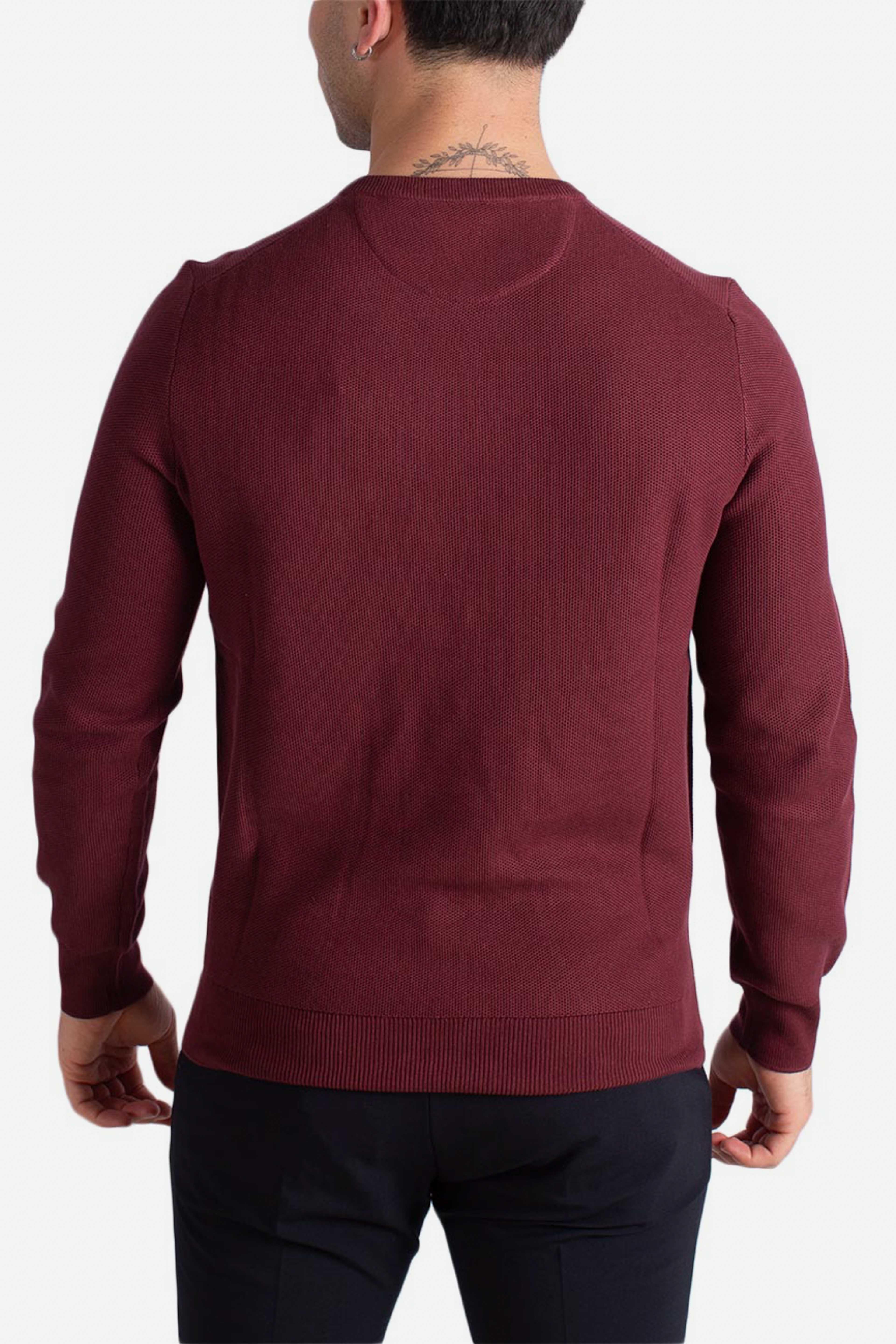 Maglia a girocollo effetto texture red 710918163520 POLO RALPH LAUREN