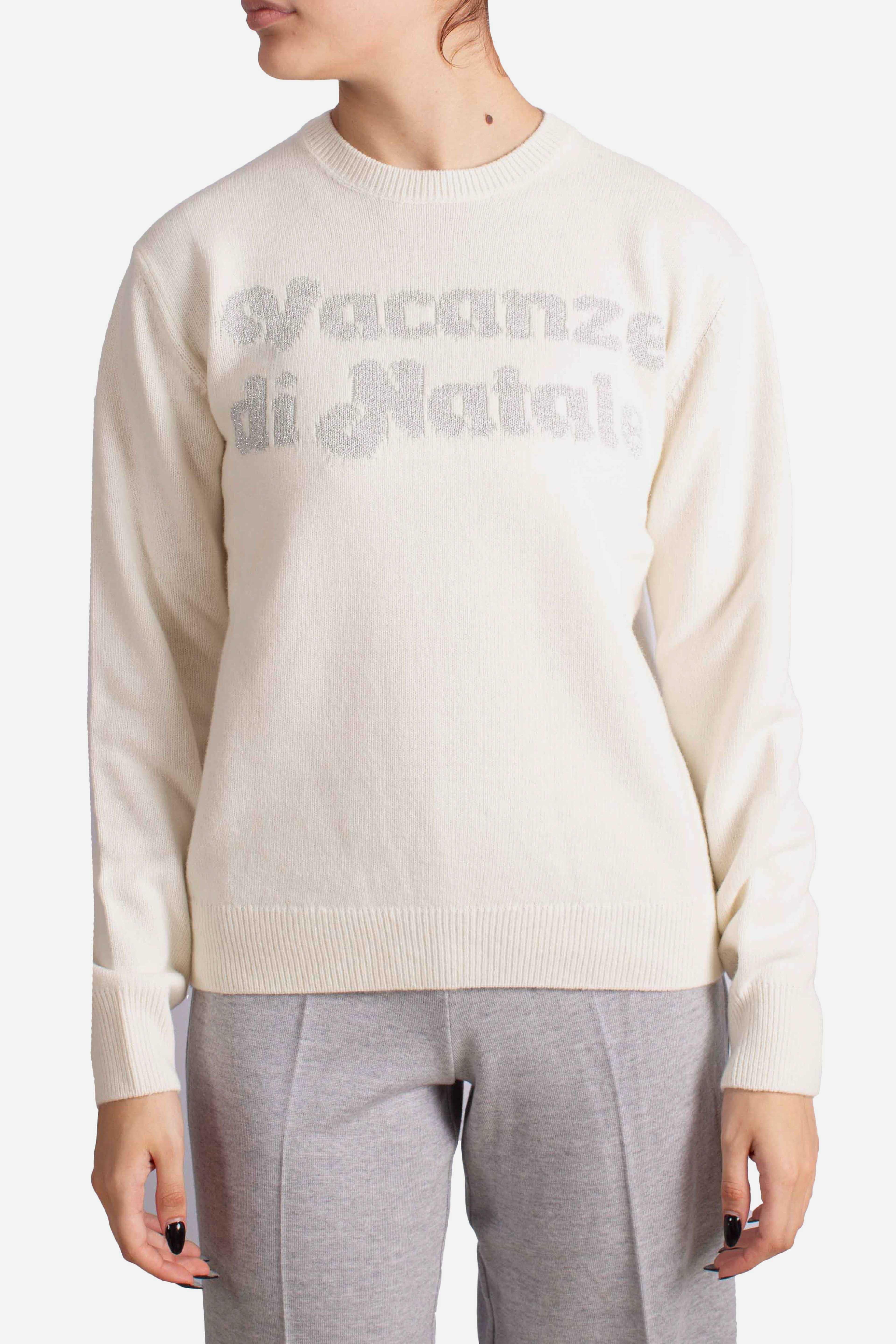 Maglione "Vacanze di Natale" Bianco Donna QUE001000433I MC2 SAINT BARTH