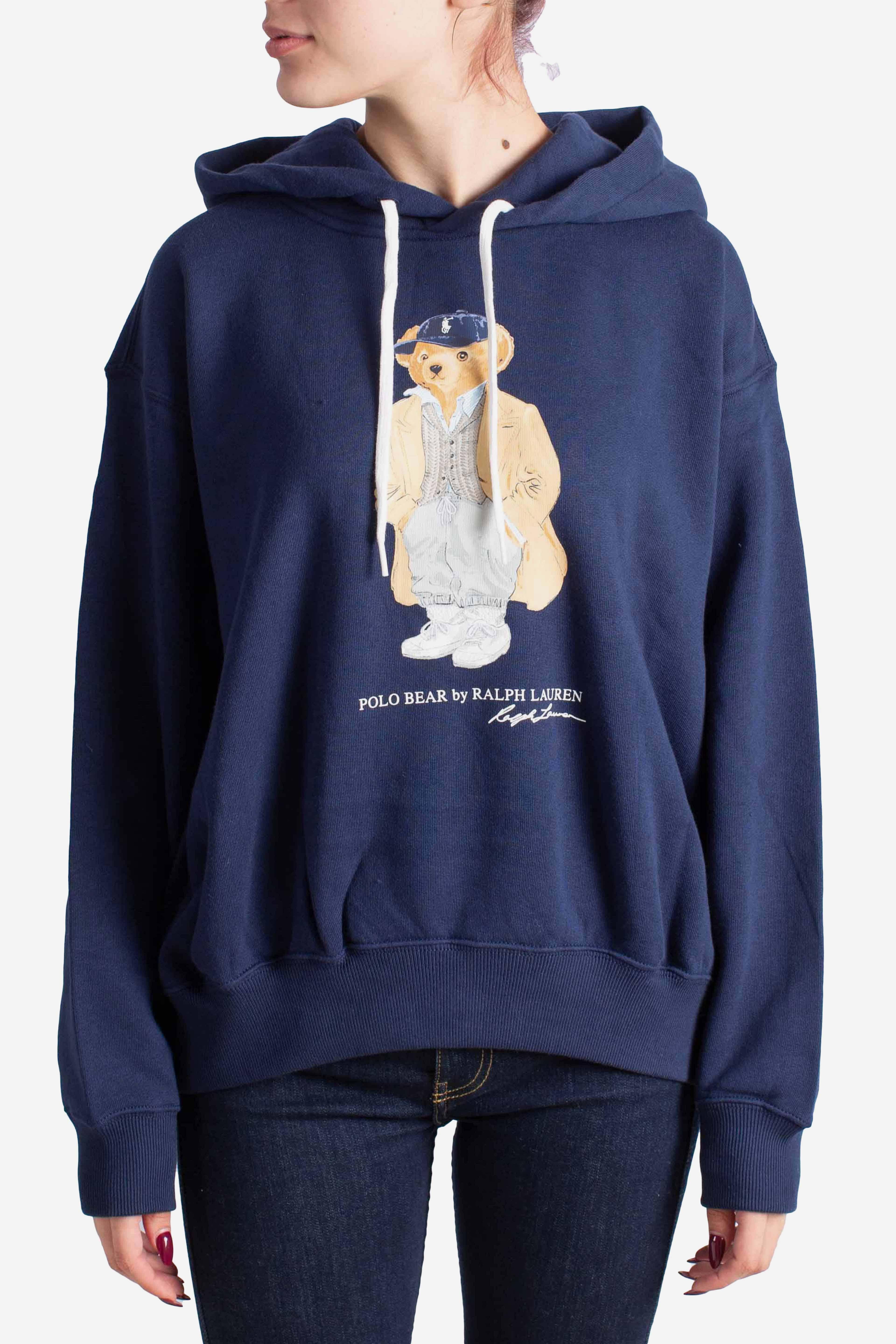 Felpa con cappuccio Polo Bear navy 211971757001 POLO RALPH LAUREN