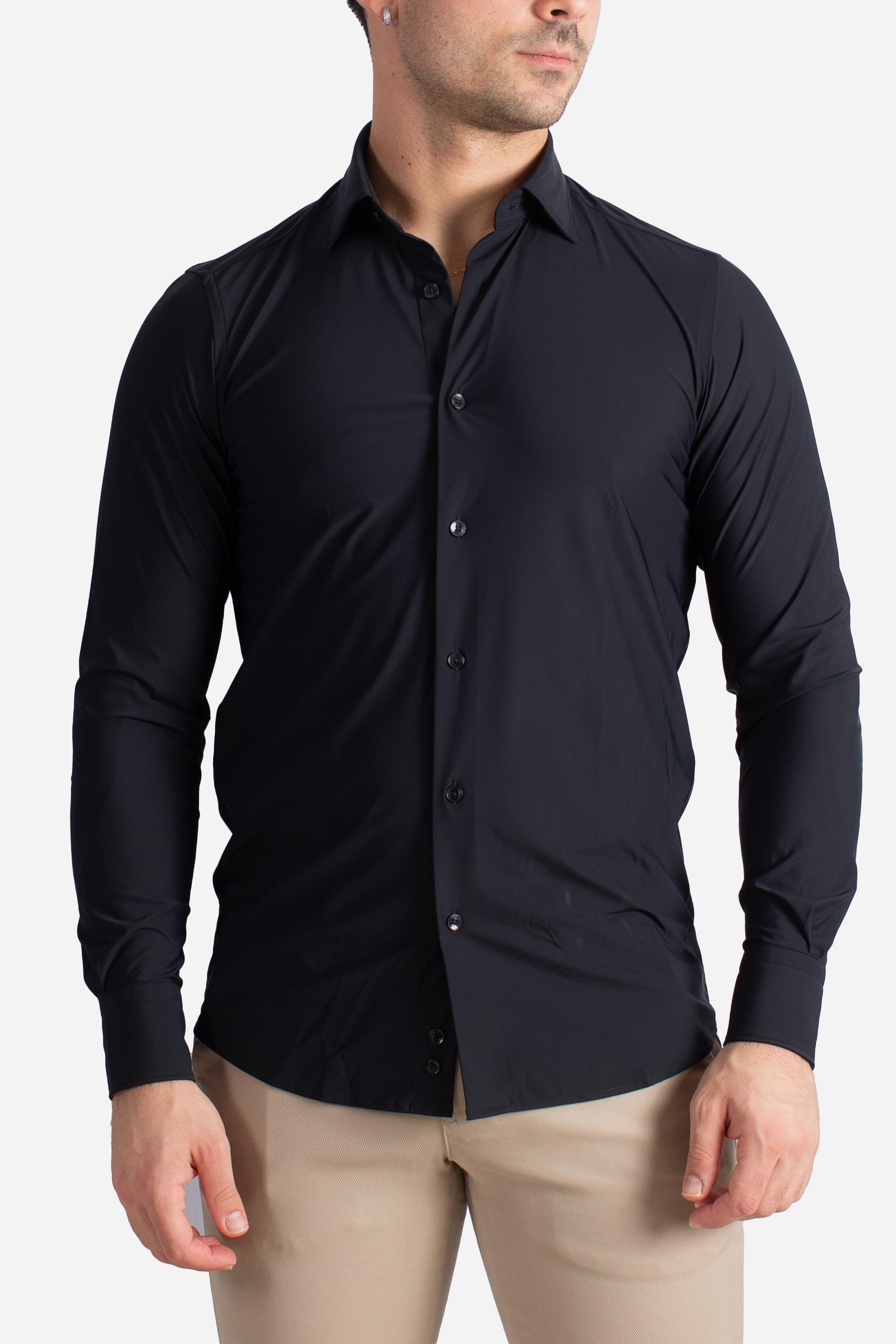 Camicia tecnica navy black AR26WT22CANEU5 900 BLACK ARCHIVIUM