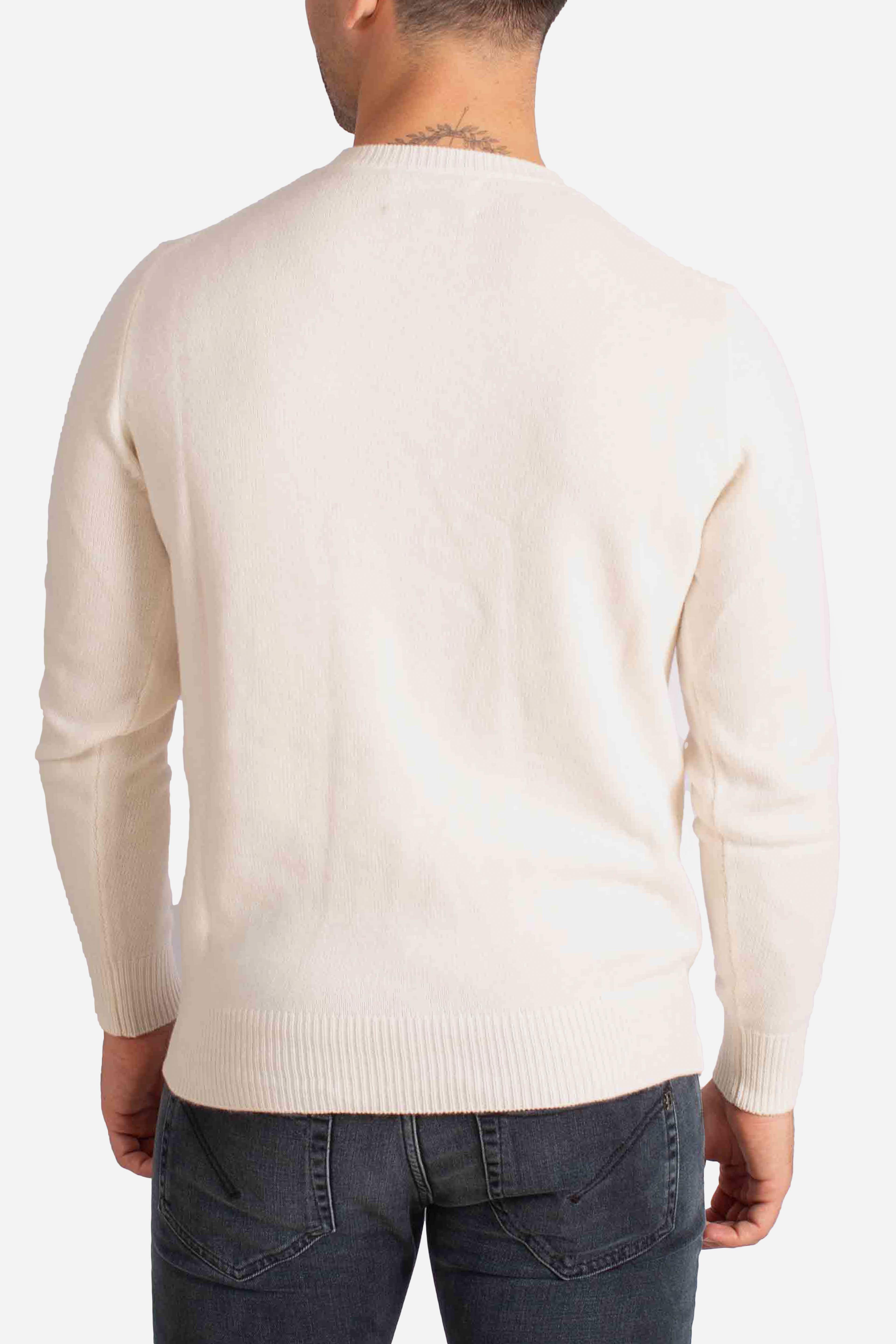 Maglia Uomo "St. Barth Ski Lift" Panna HER002201594I MC2 SAINT BARTH