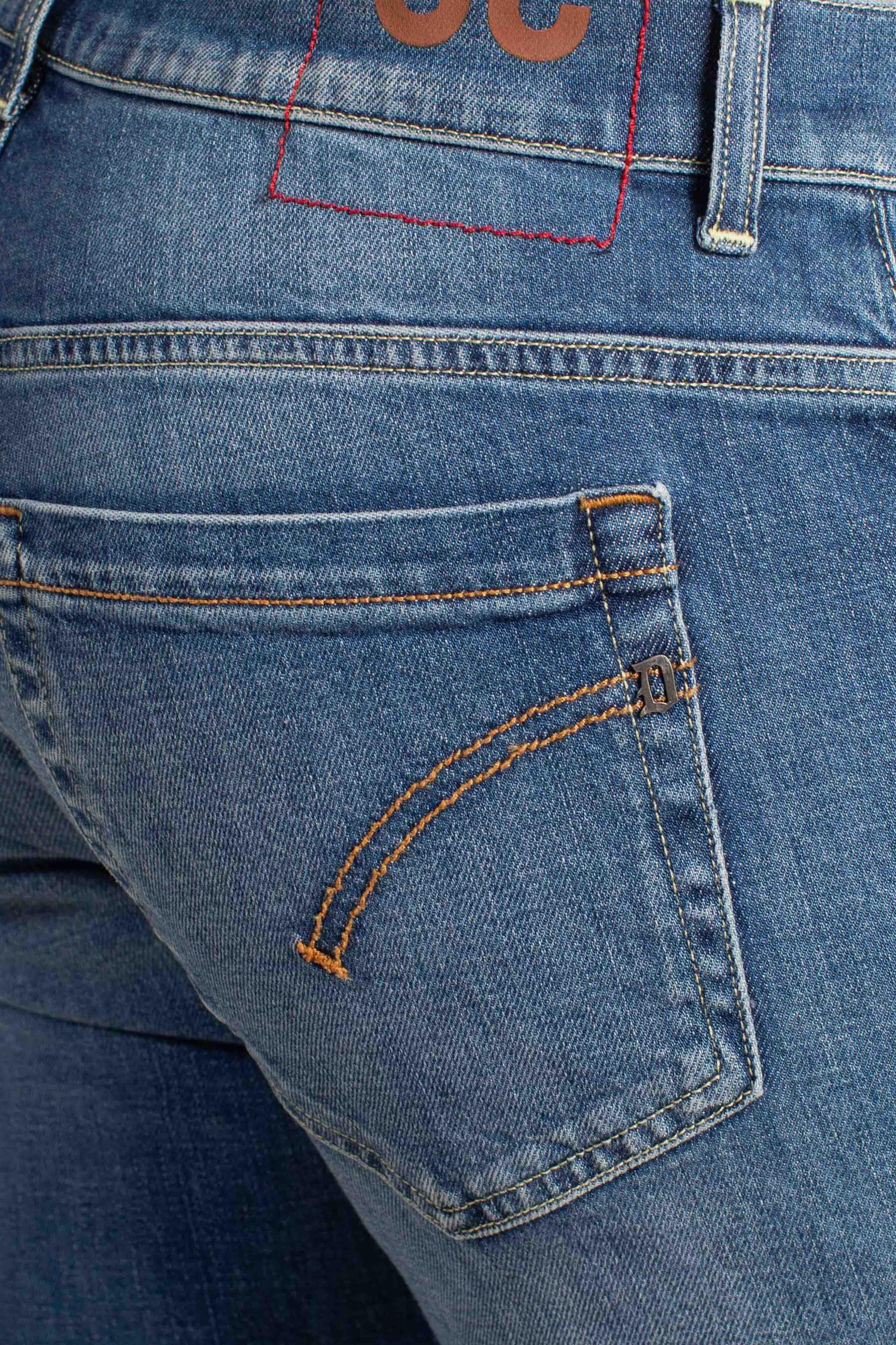 Jeans Slim Fit in Denim Stretch Blu Medio UP232DSK297J22800 DONDUP