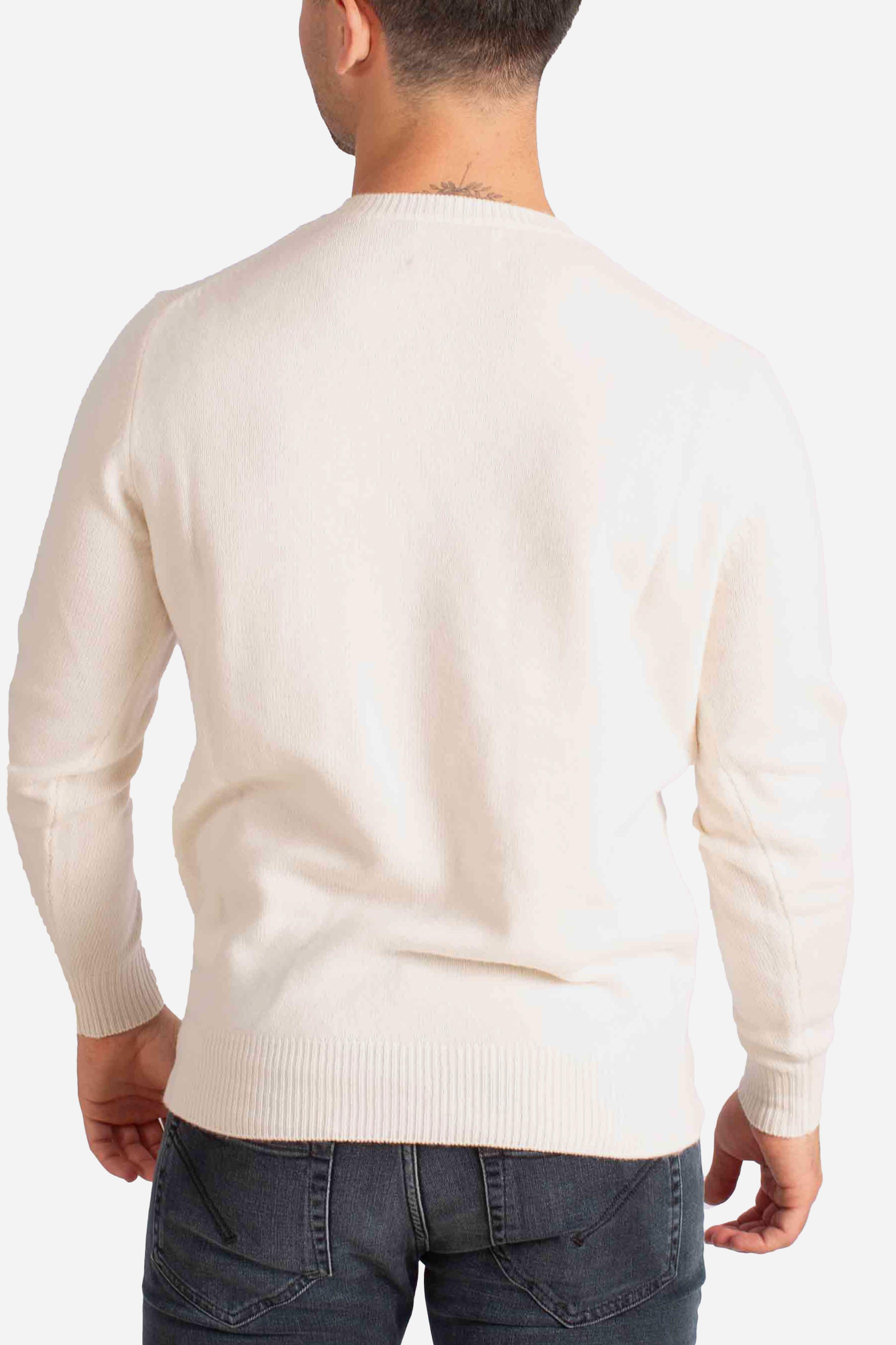 Maglia Uomo "Mountain Lover" Panna HER002200109I MC2 SAINT BARTH