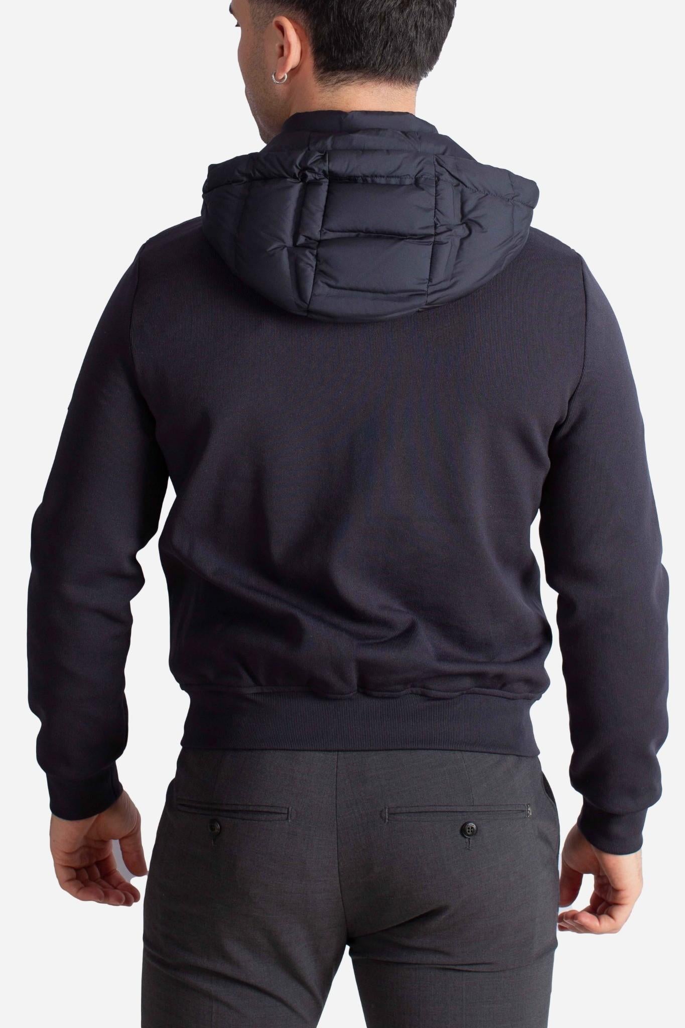 Giubbino Felpa techno sartorialist blu HE9440071BLUE HESKIMO