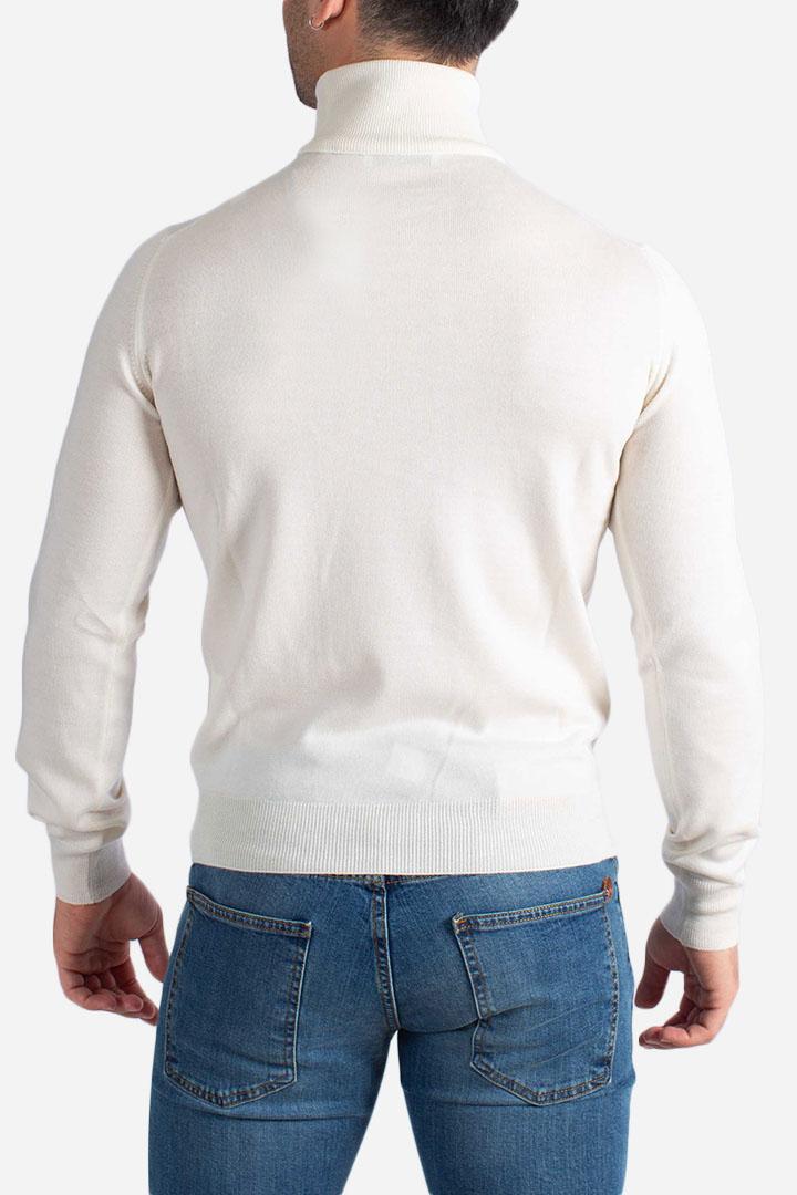 Dolcevita in lana merinos bianco 5515714290005 GRAN SASSO