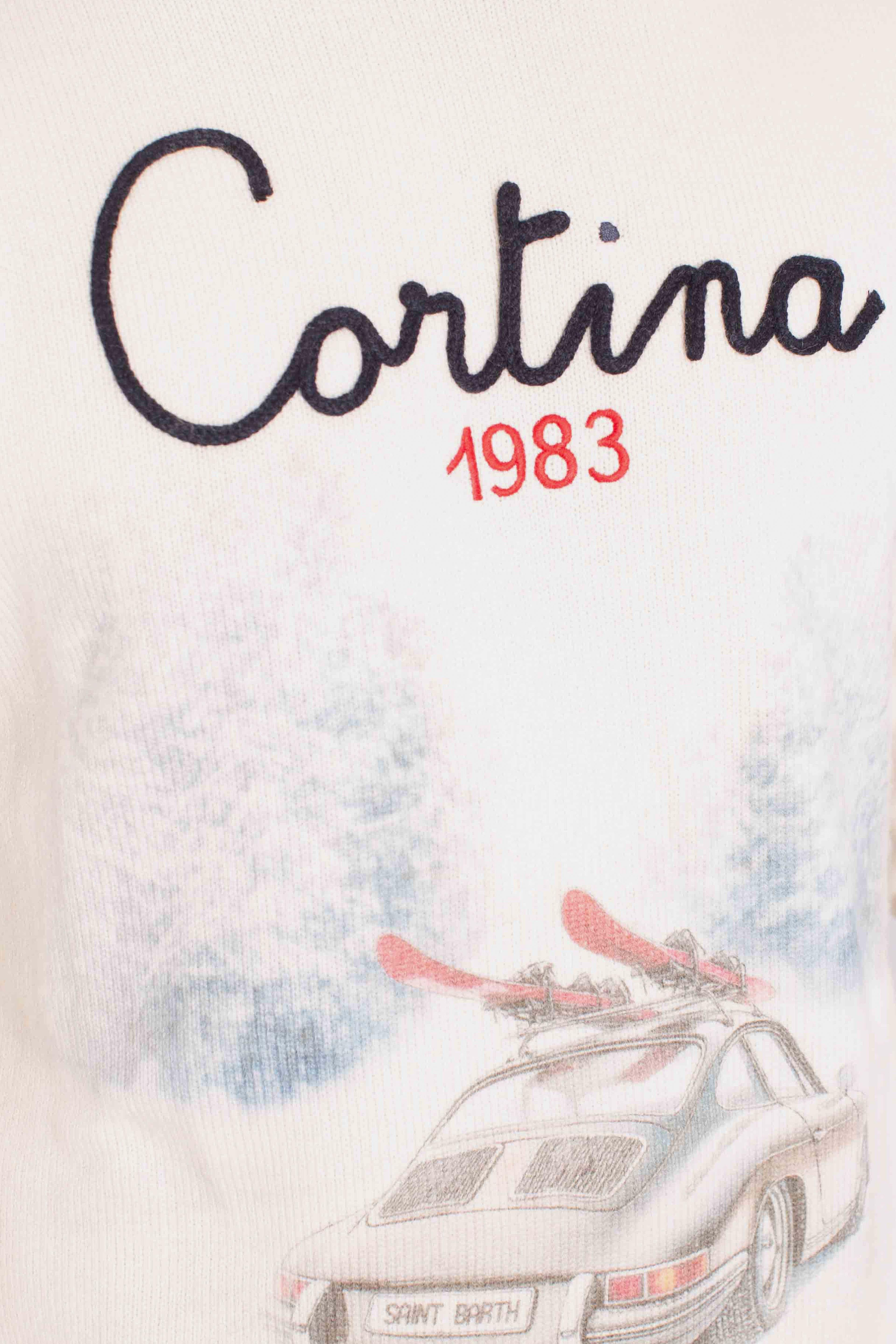Maglia Uomo "Cortina 1983" Panna HER002200389I MC2 SAINT BARTH