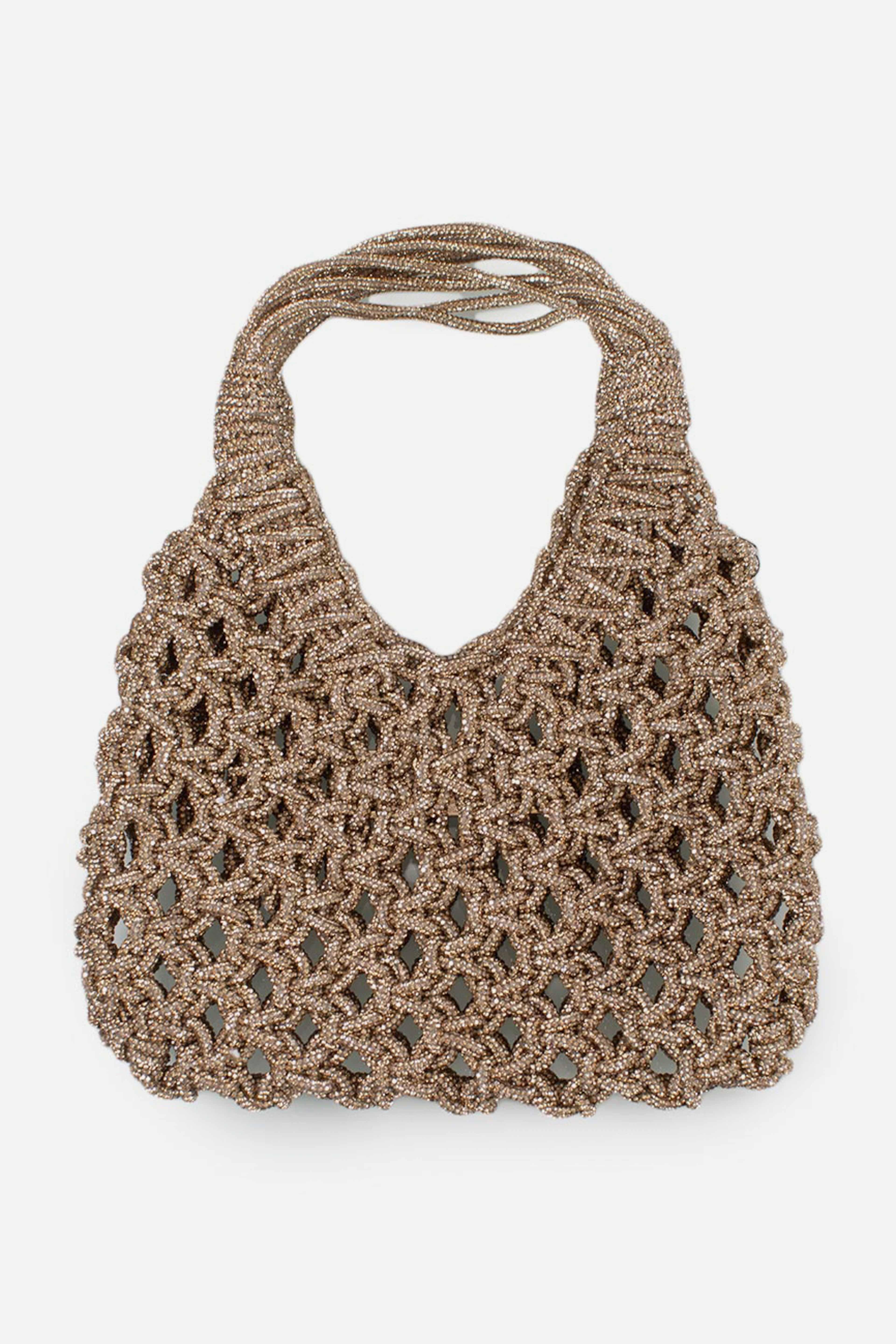 Borsa gioiello tempestata di cristalli VANNIFIQUE MINI light topaz VANNIFIQUE SMALLLIGHT TOPAZ HIBOURAMA