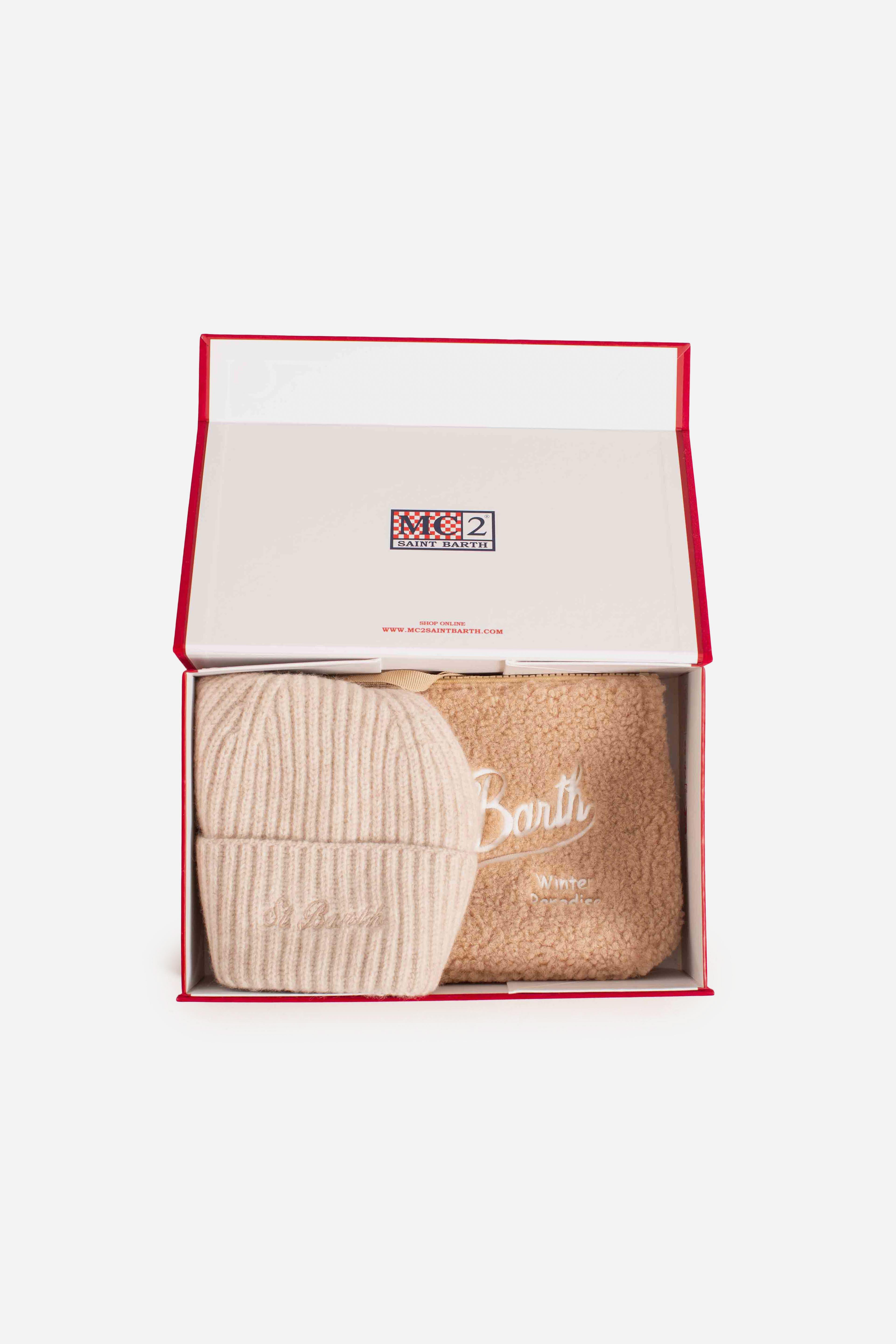 Christmas Gift Box Saint Barth beige BOX002403771I MC2 SAINT BARTH
