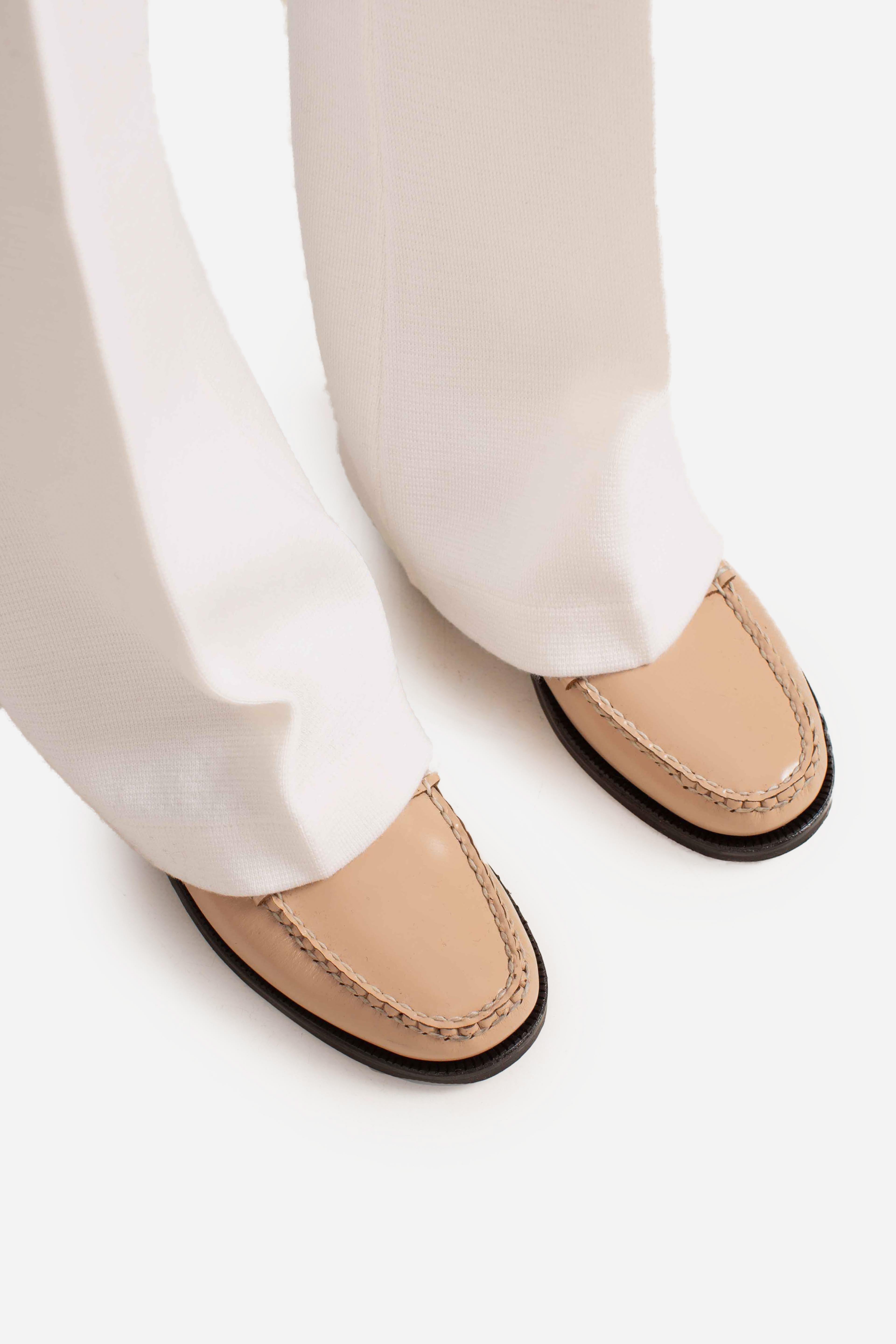 Pantalone in lana stretch bianco 5726414276001 GRAN SASSO