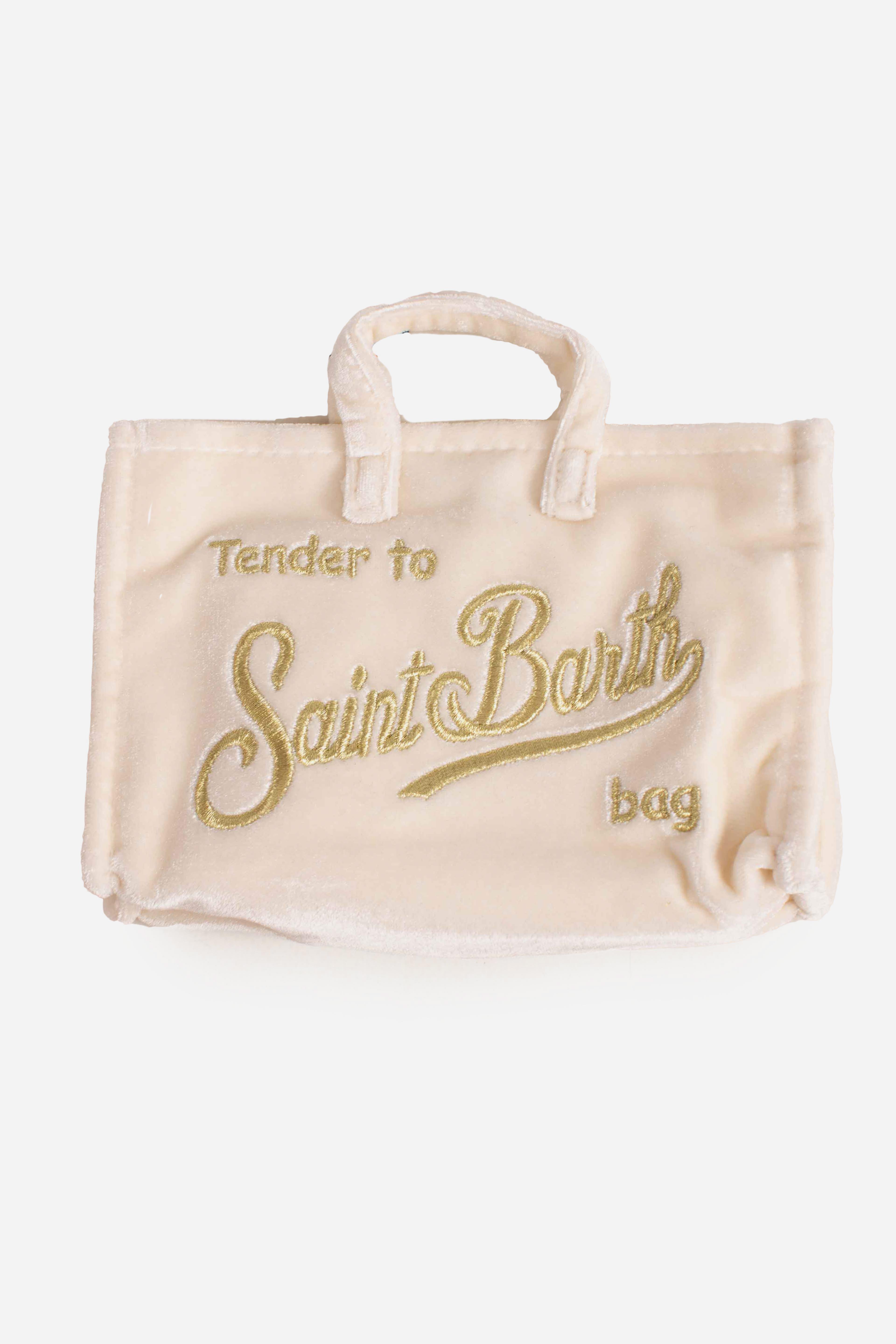 Phone Bag in velluto white PHONE00801346I MC2 SAINT BARTH