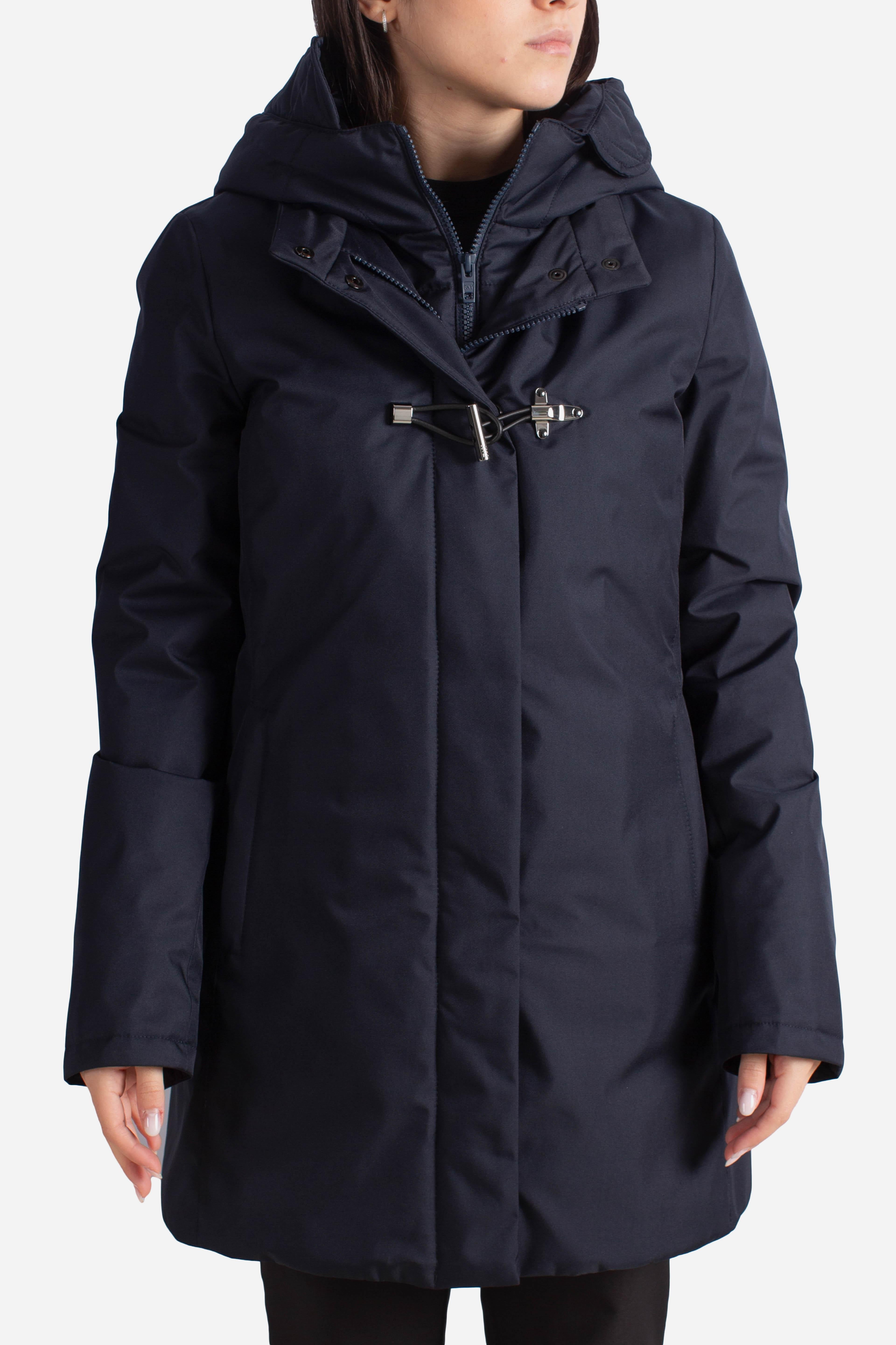 Toggle Coat in Gabardine Tecnico blu NAW59513830ZXEU808 FAY