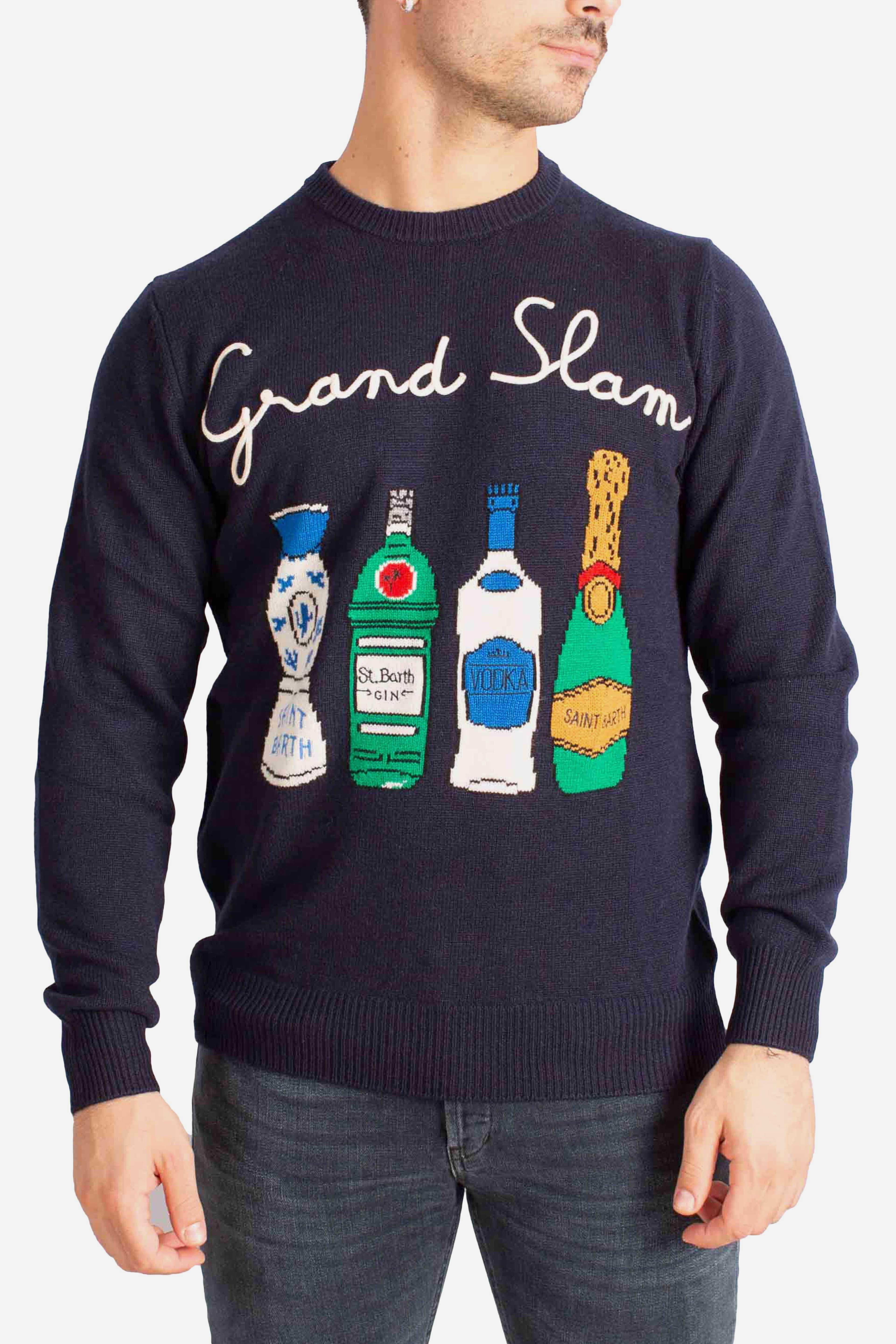 Maglia Uomo "Grand Slam" - Blu Navy HER000100675I MC2 SAINT BARTH