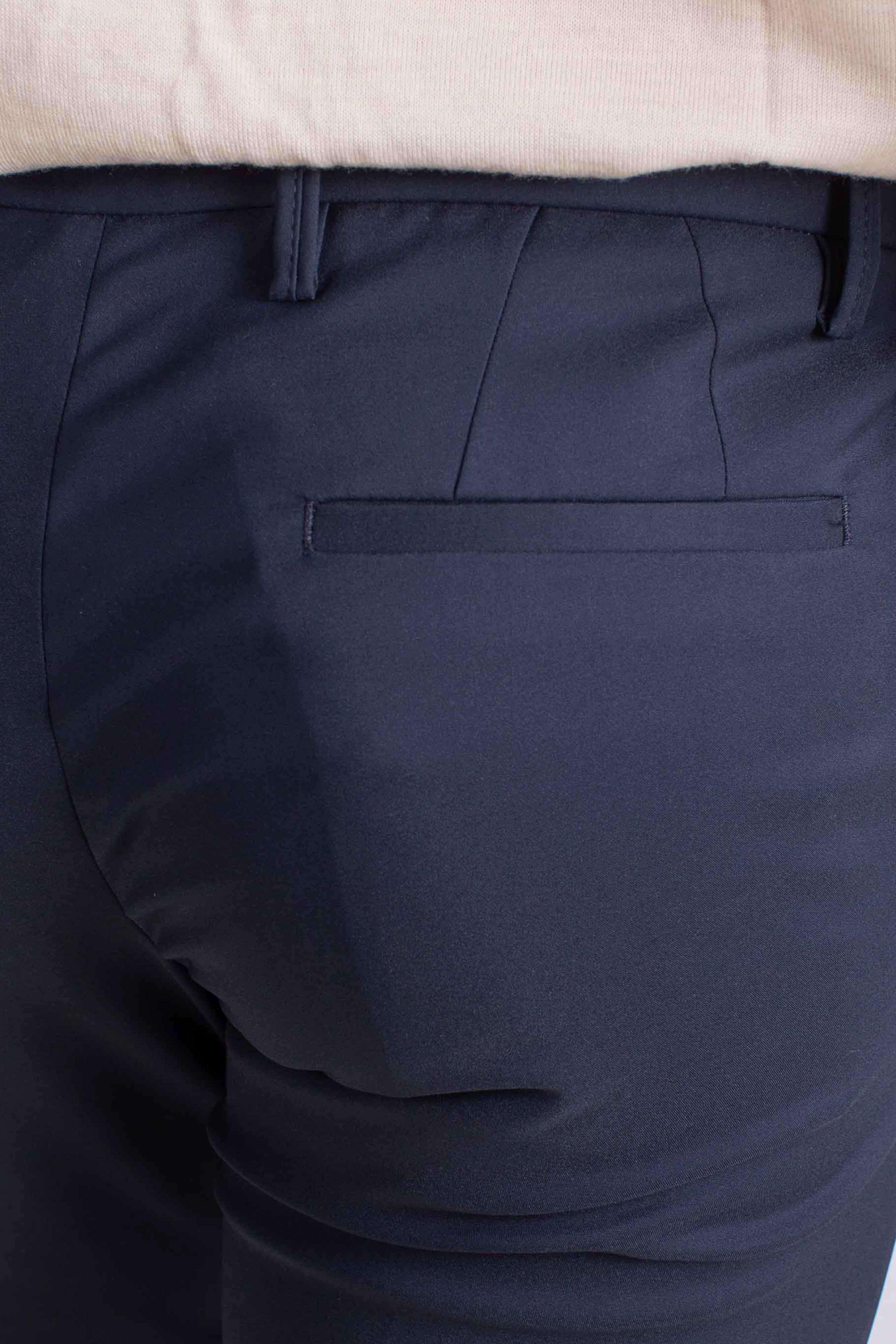 Pantalone in tessuto tecnico blue NAPOLI126033100 ERNYS