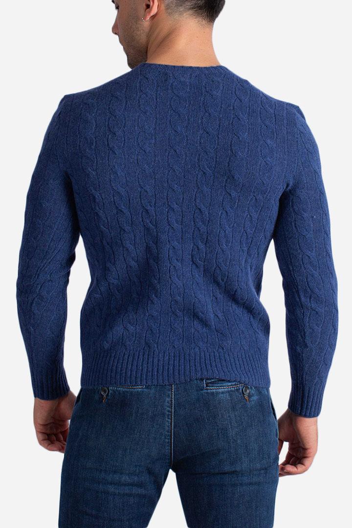 Maglia in lana e cashmere navy 710876762017 POLO RALPH LAUREN
