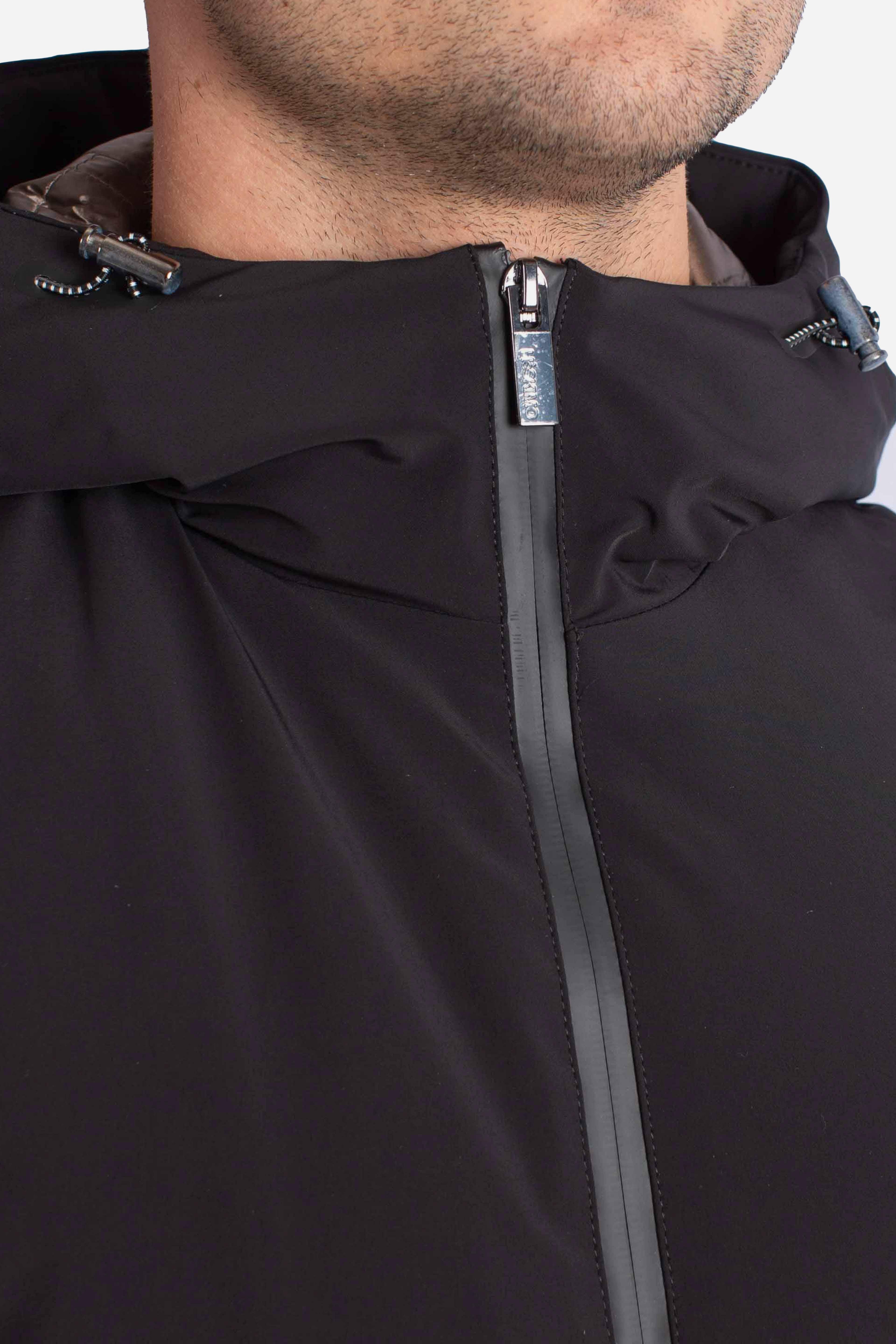 Parka Tecnico nero con Imbottitura Sorona® Thermo Insulation System HE9440006NERO HERNO