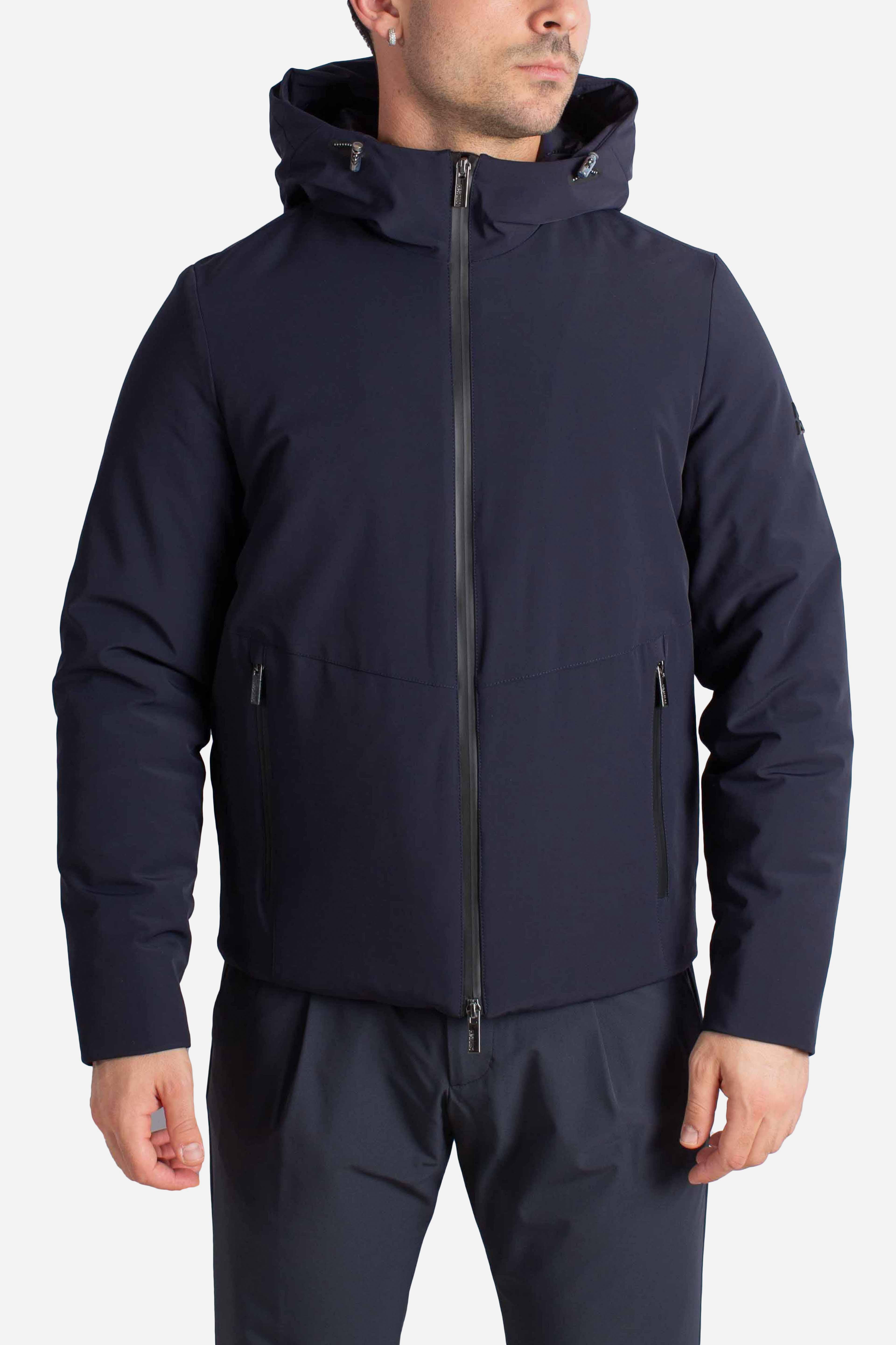 Giubbotto softshell blue con Imbottitura Sorona® con Cappuccio HE9440005BLUE HESKIMO