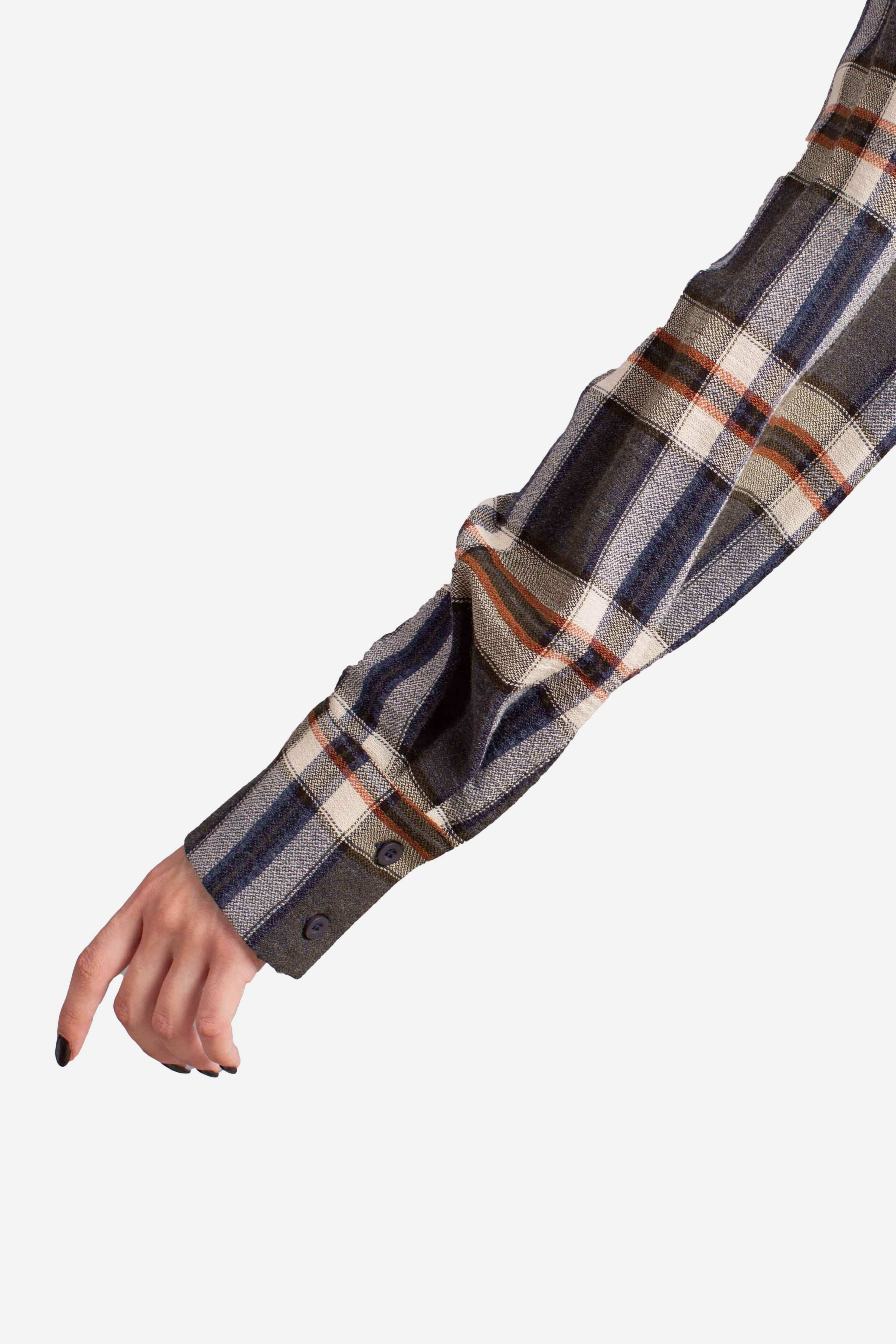 Abito Camicia a Quadri con Cintura in Vita ALO6YBGCA1998 DIXIE