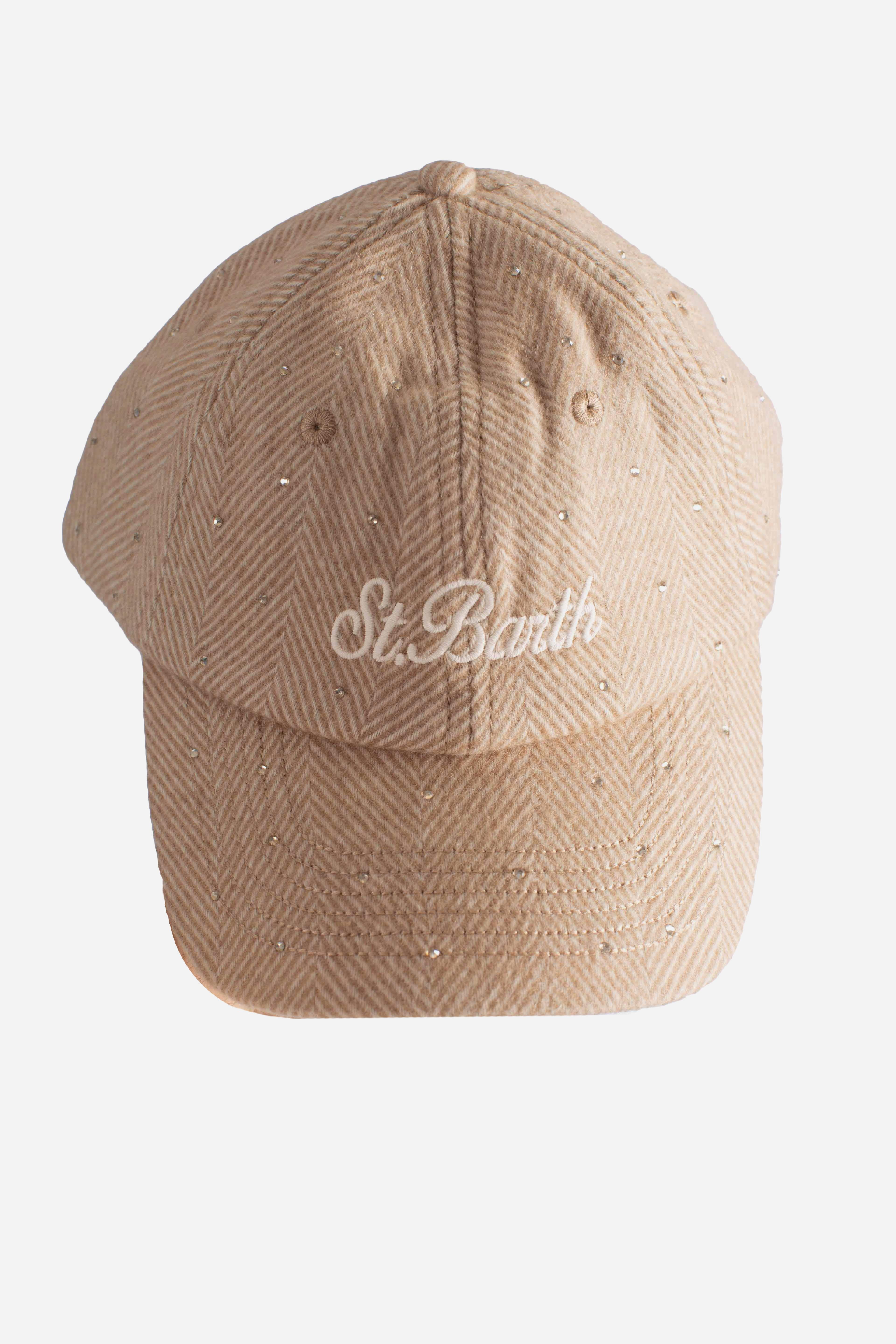 Berretto "St. Barth" beige BASB001103508I MC2 SAINT BARTH