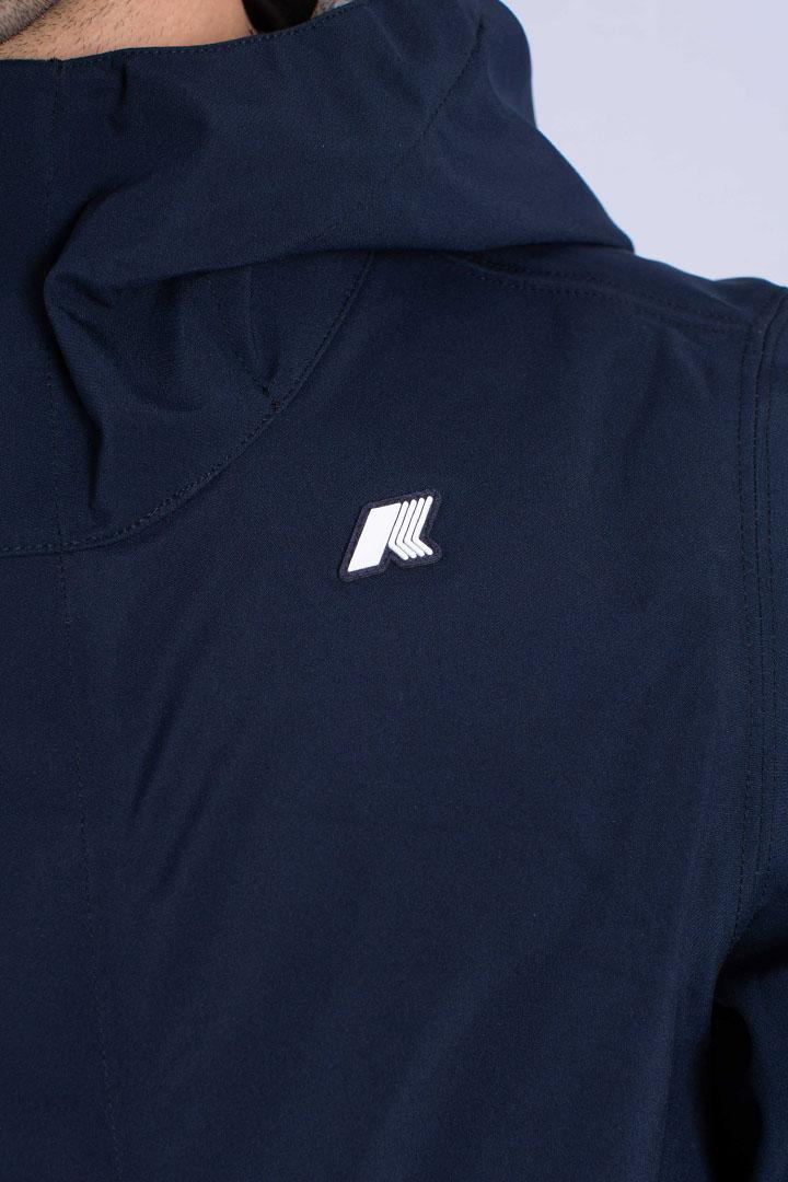 Parka Tommy Bonded Jersey blue depth K5126SWK89 K-WAY