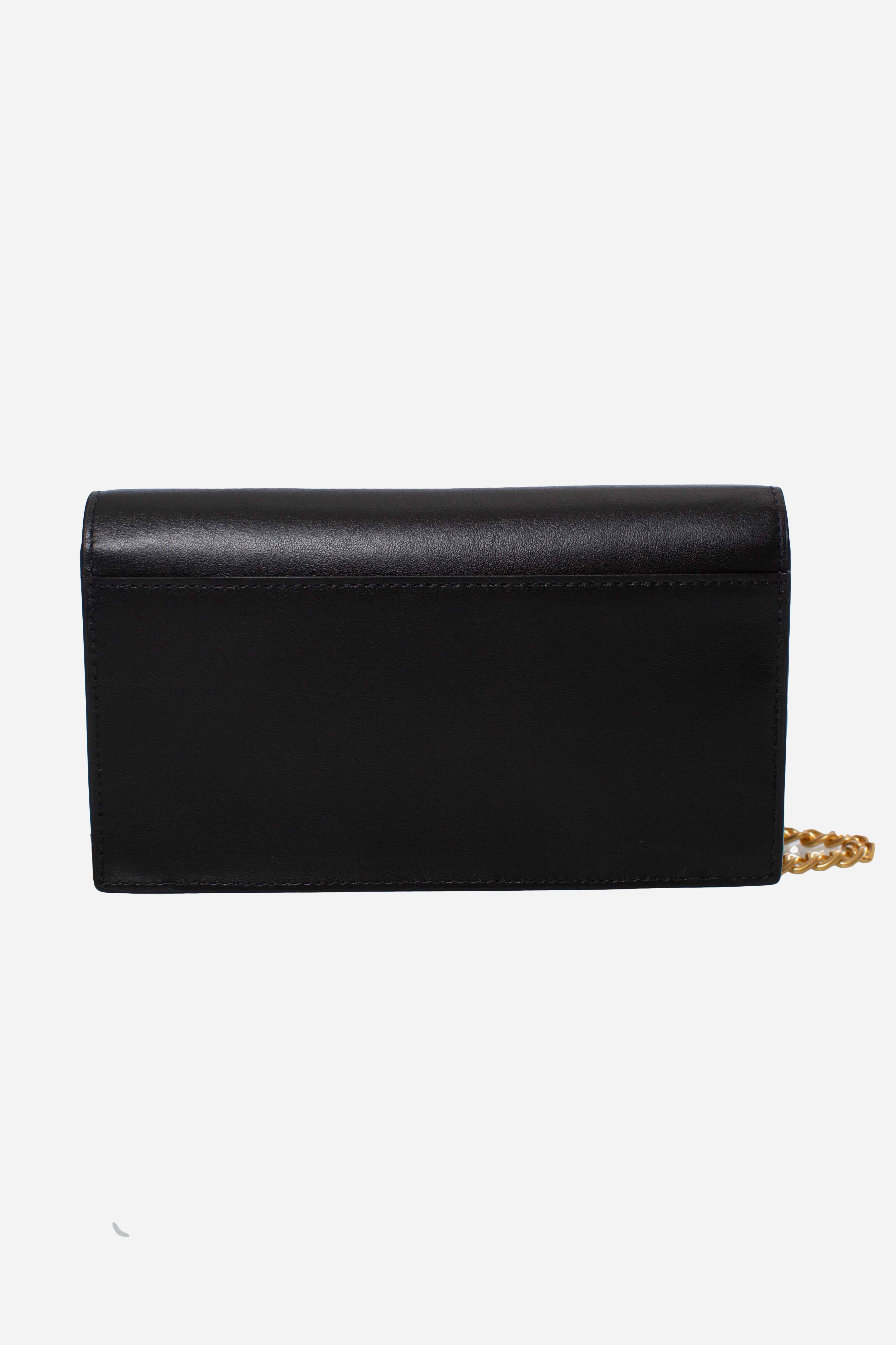 Borsa portafoglio Polo ID pelle e catena black 427961946001 POLO RALPH LAUREN