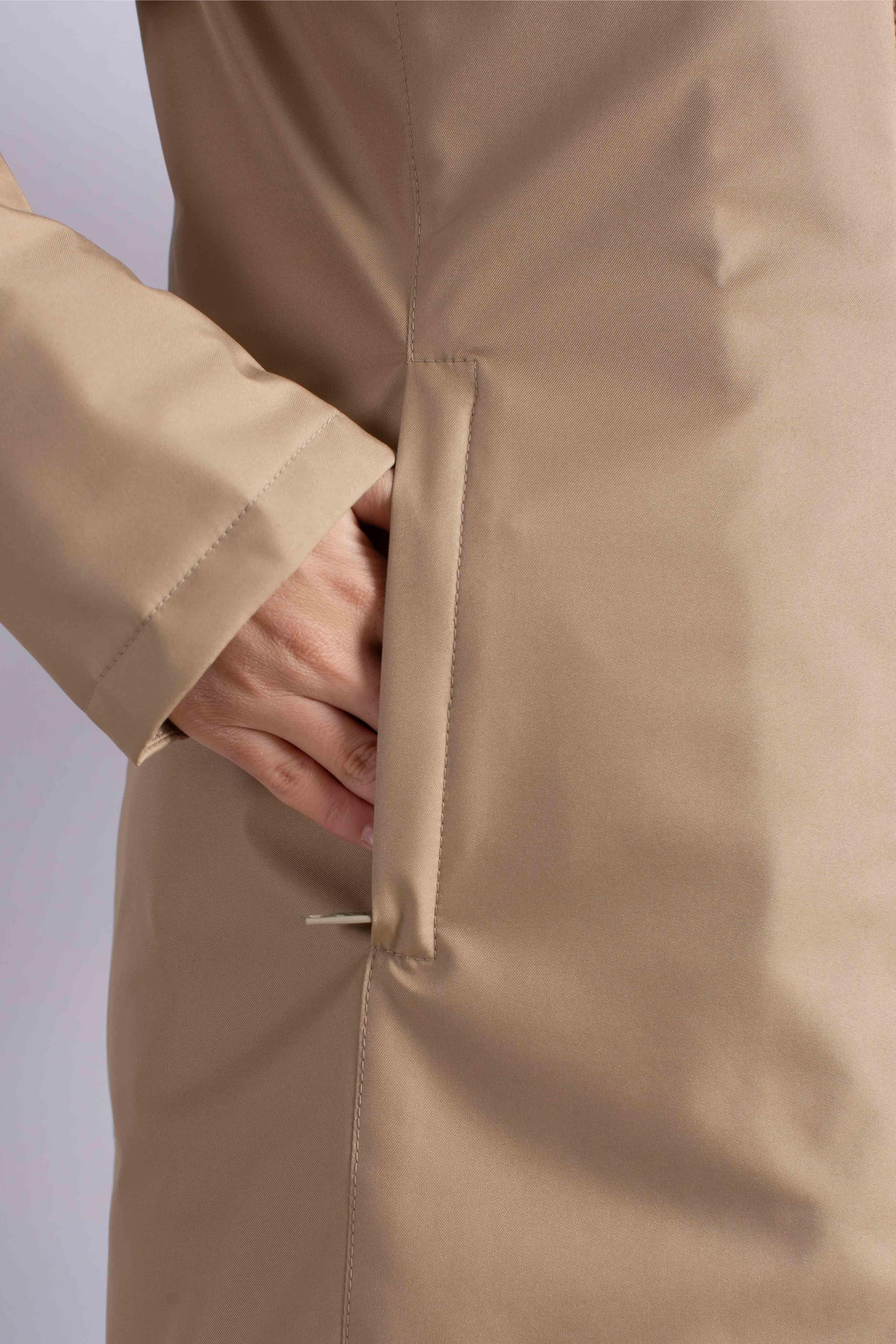 Toggle Coat in Gabardine Tecnico beige NAW59513830ZXEC805 FAY
