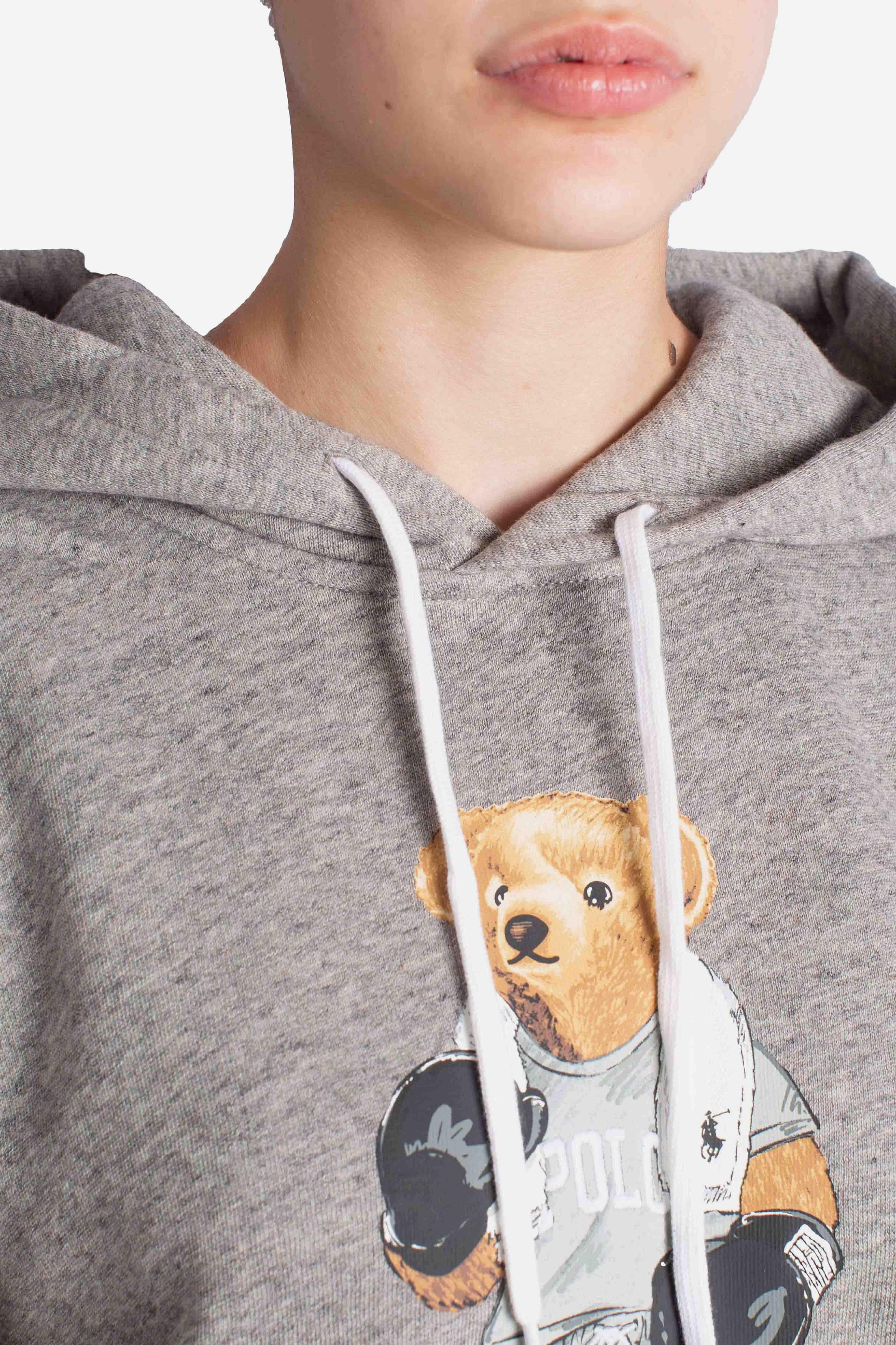 Felpa con cappuccio Polo Bear grey heather 211971713001 POLO RALPH LAUREN