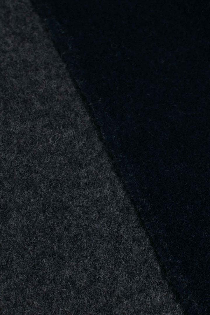 Sciarpa double-face in misto lana navy charcoal 449959334006 POLO RALPH LAUREN