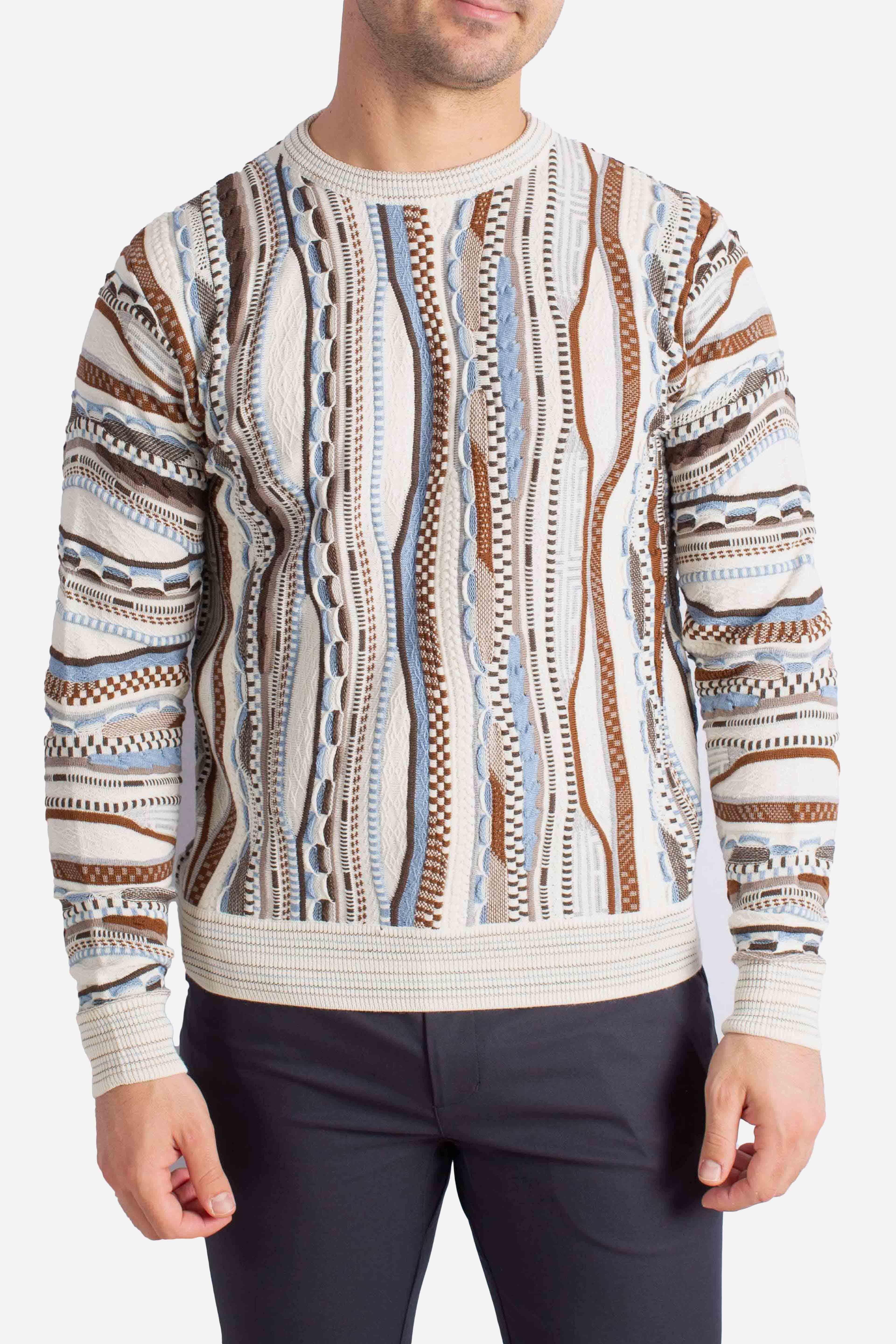 Maglia Uomo Multicolor white 32090510G0300 LORENZONI