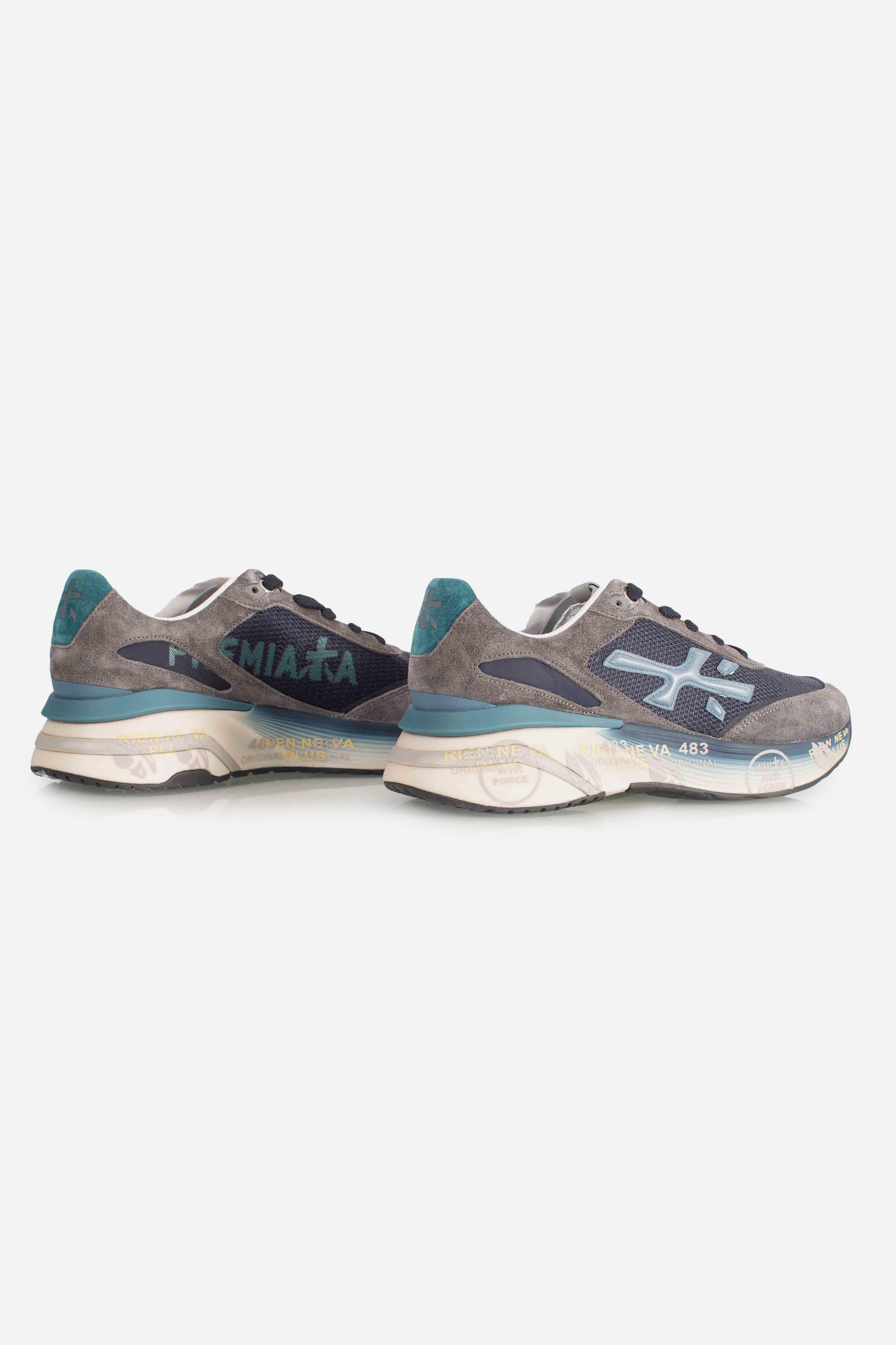 sneakers MOERUN 7772 grey blue MOERUN7772 PREMIATA