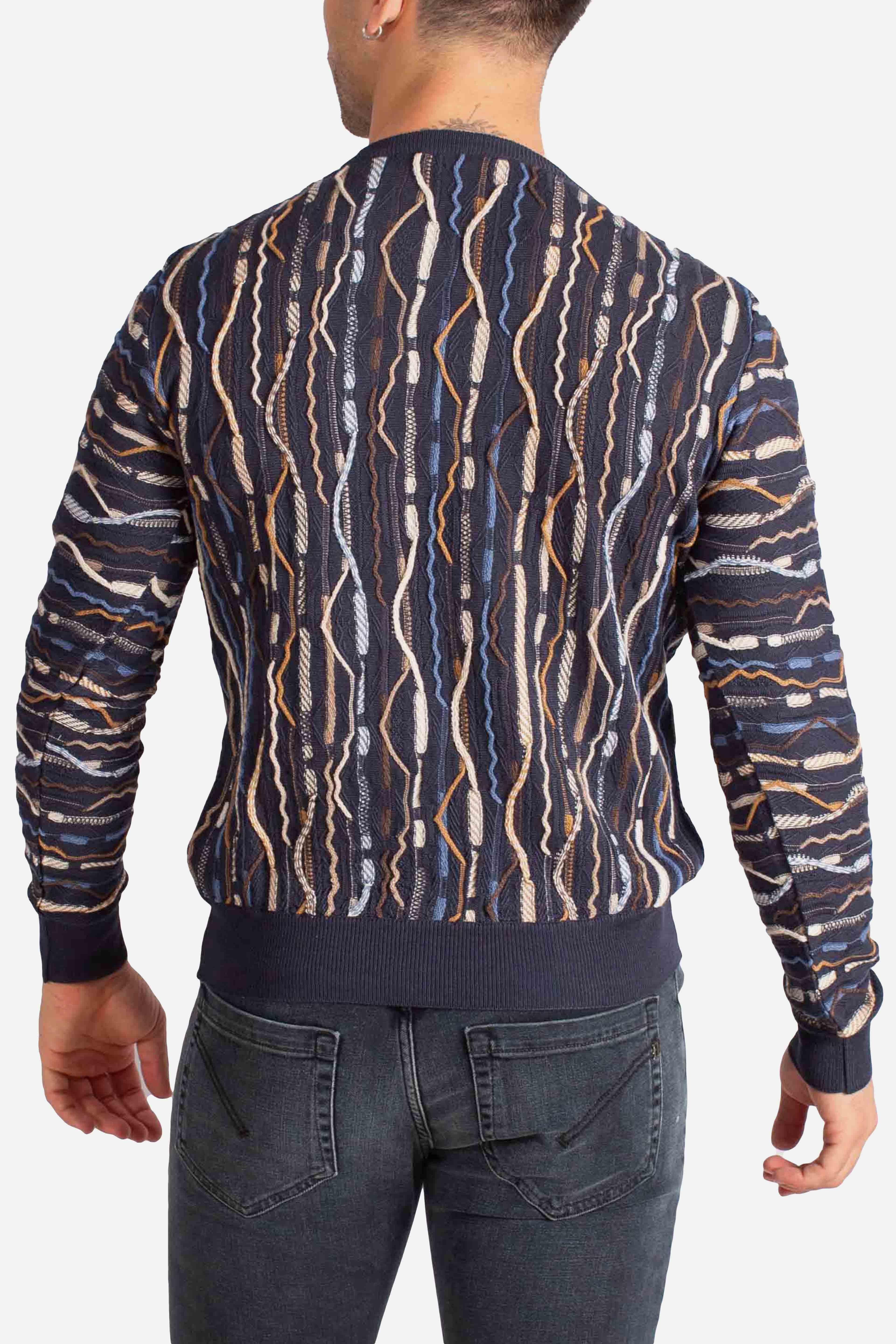 Maglia Uomo Multicolor blu 32090810G0460 LORENZONI