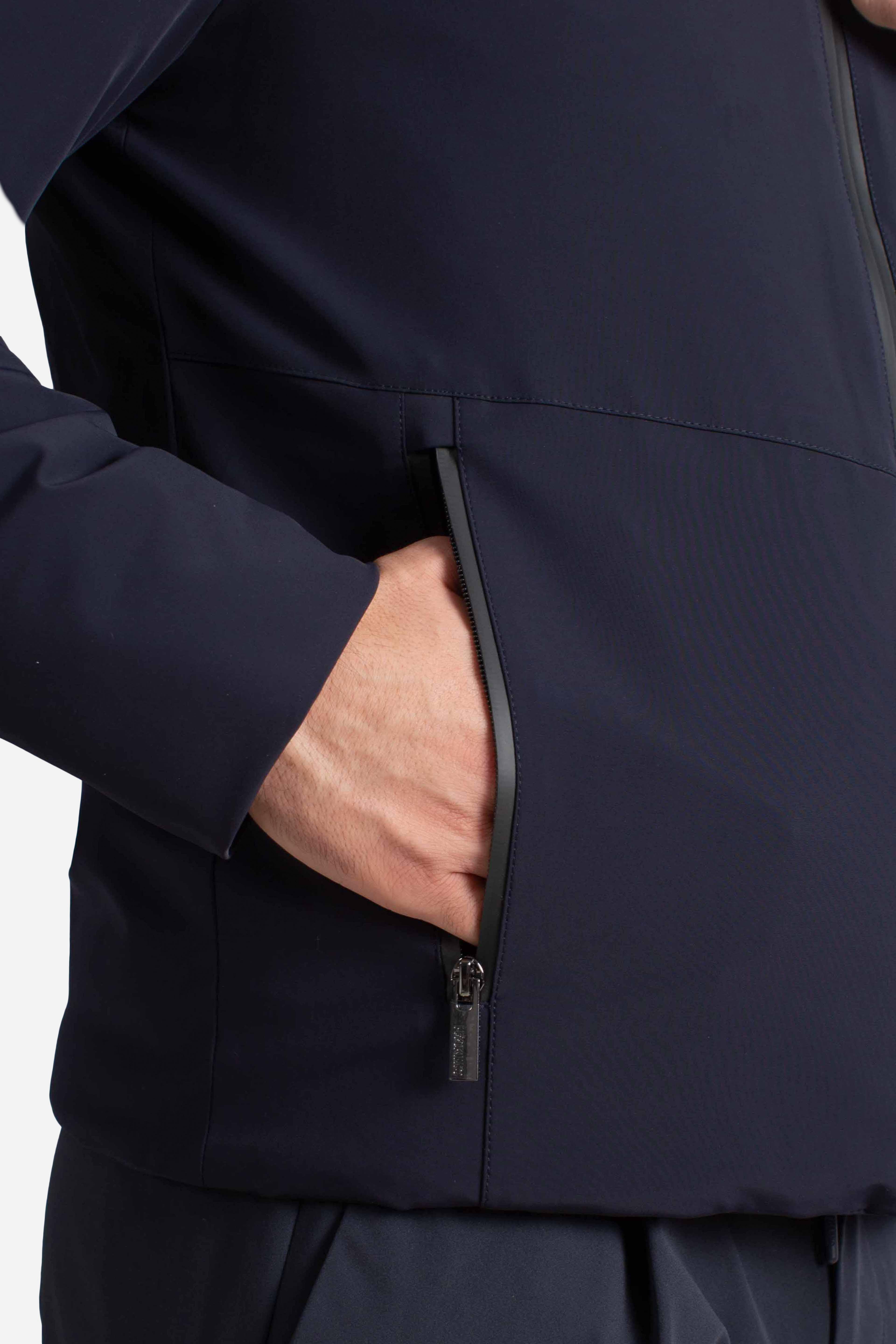 Giubbotto softshell blue con Imbottitura Sorona® con Cappuccio HE9440005BLUE HESKIMO