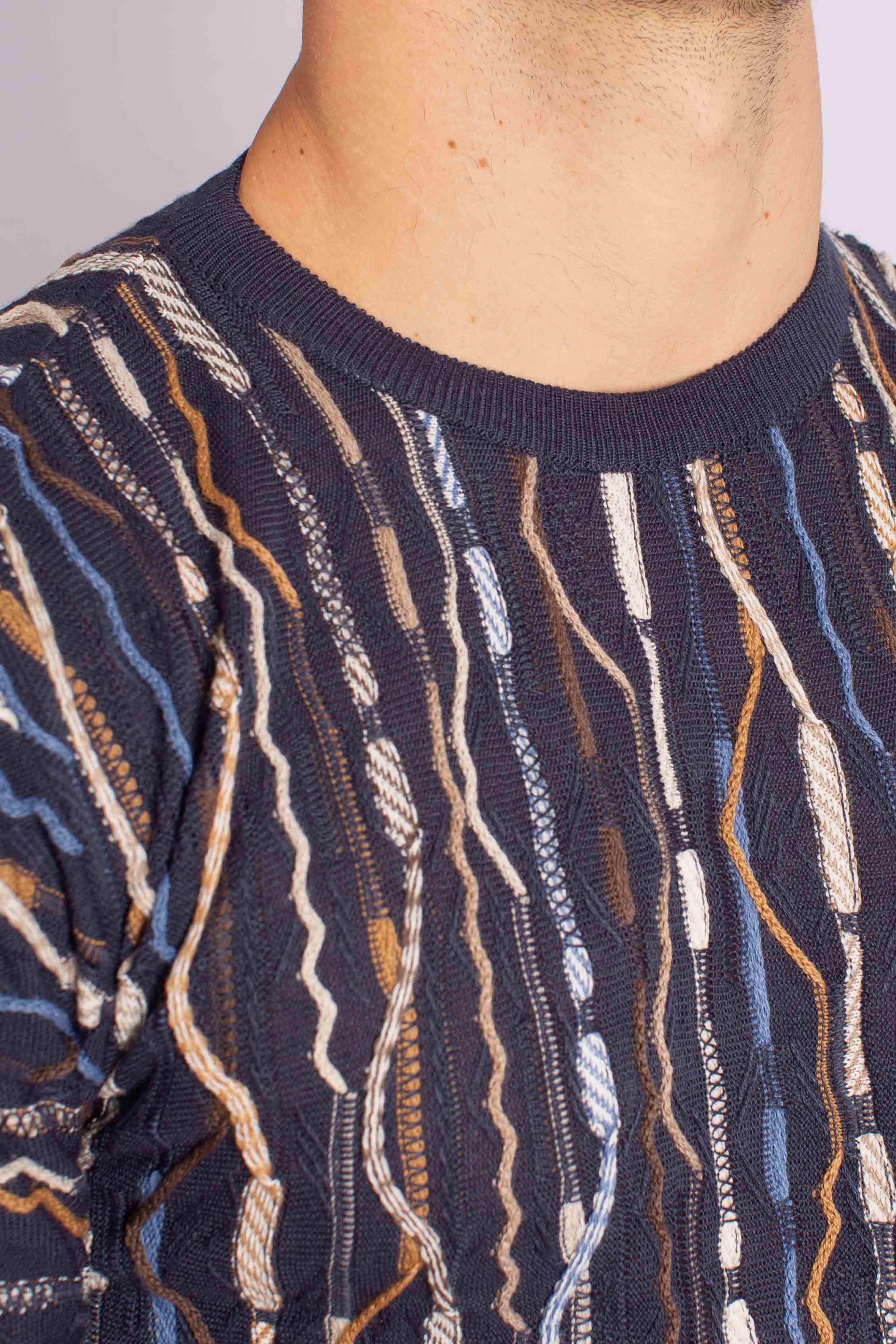 Maglia Uomo Multicolor blu 32090810G0460 LORENZONI