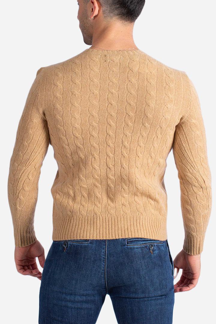 Maglia in lana e cashmere brown 710876762009 POLO RALPH LAUREN