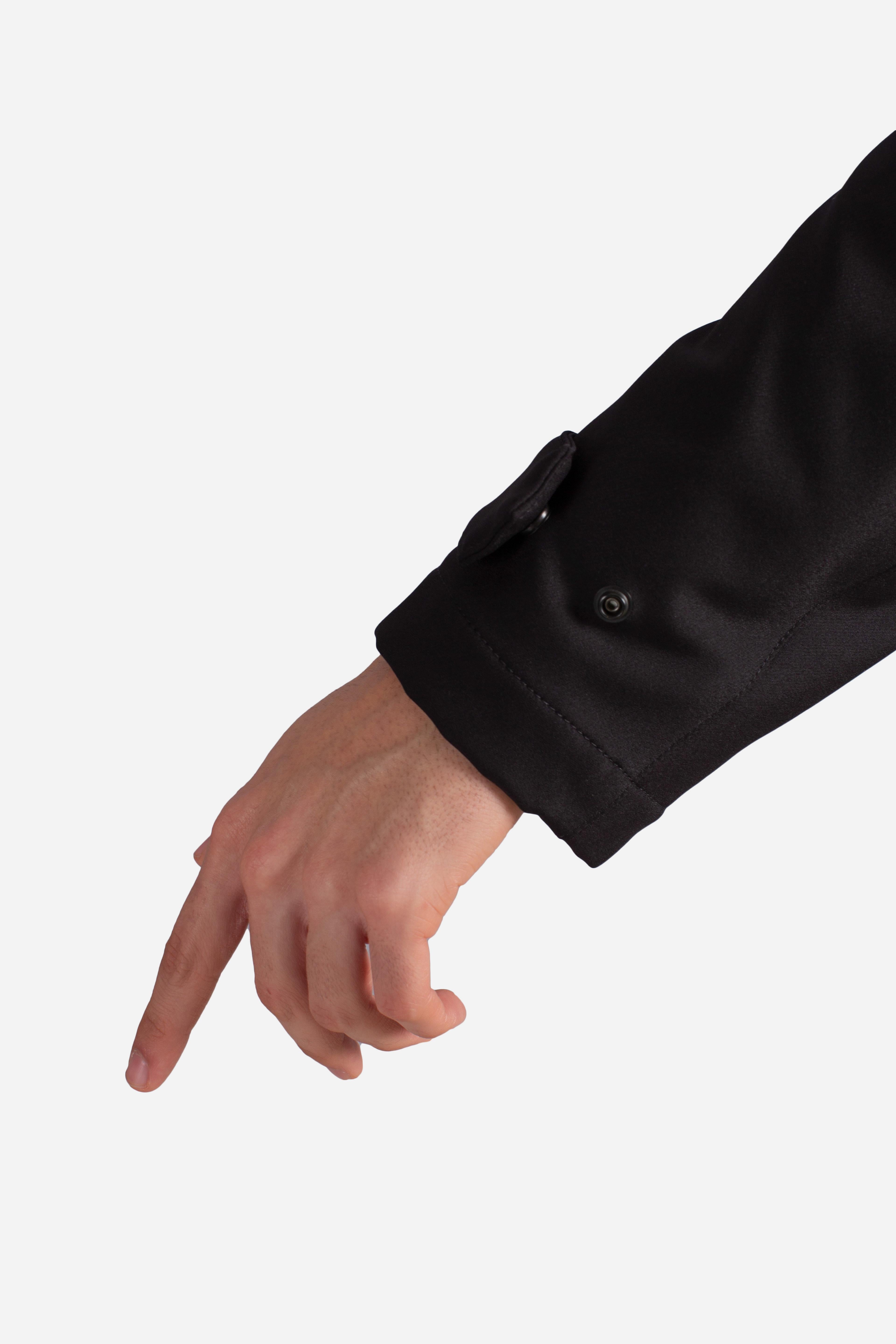 Morning Coat Travel in Jersey Stretch nero NAM6151037JXRFB999 FAY