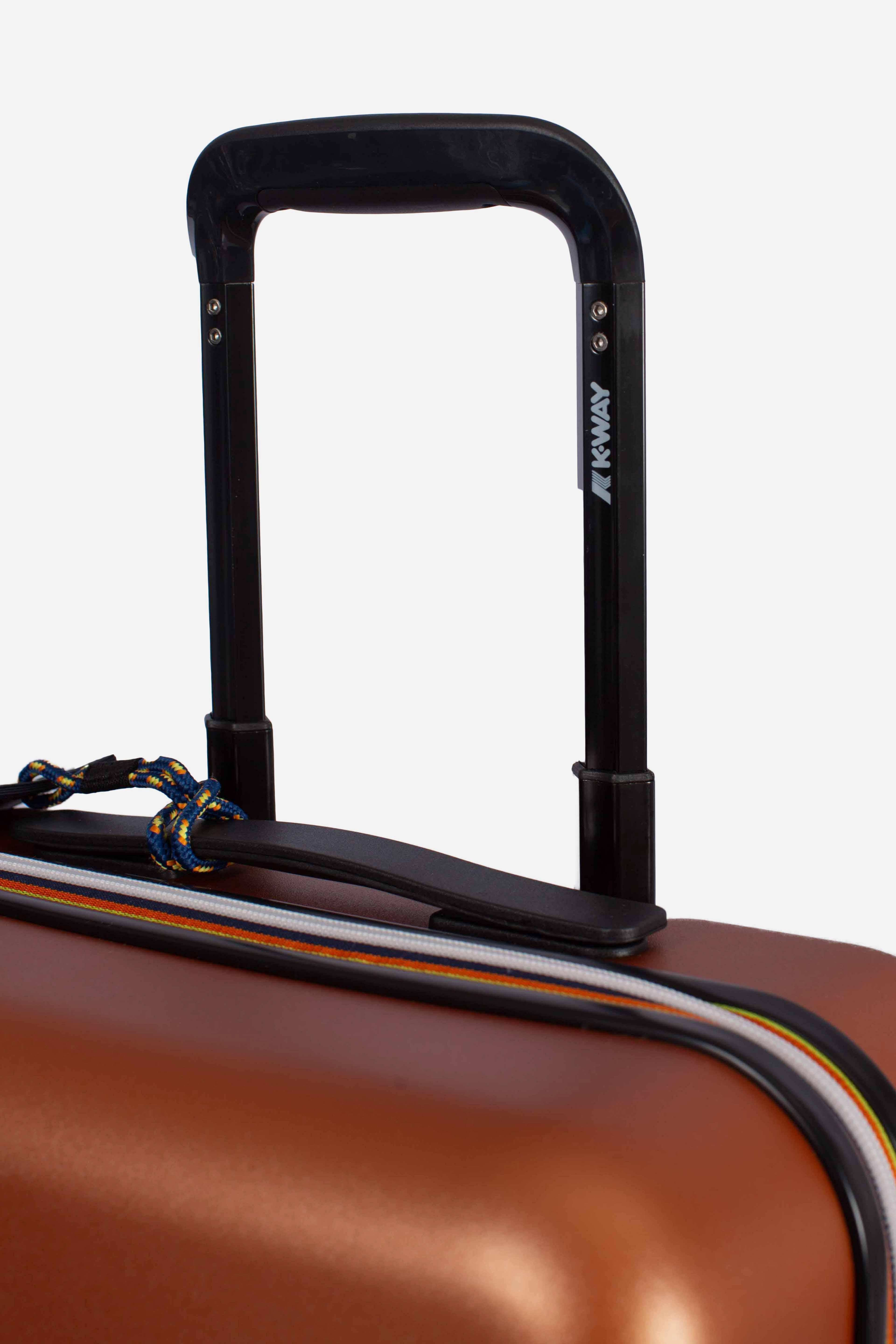 Trolley eudoxie logo rigido unisex orange adobe con ruote a 360° K81372WWGG K-WAY