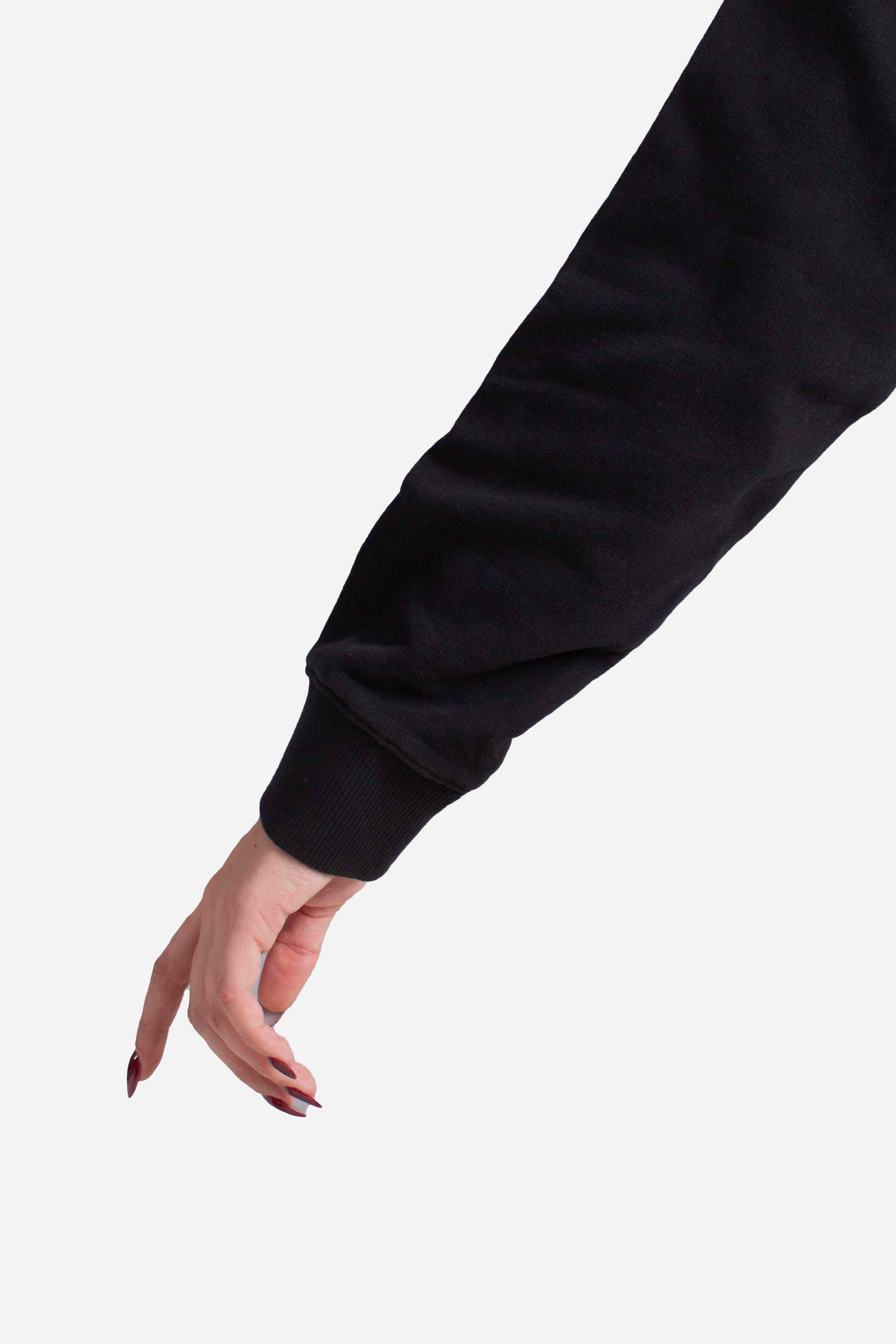 Felpa con Cappuccio black Logo St. Barth VRG000101070I MC2 SAINT BARTH