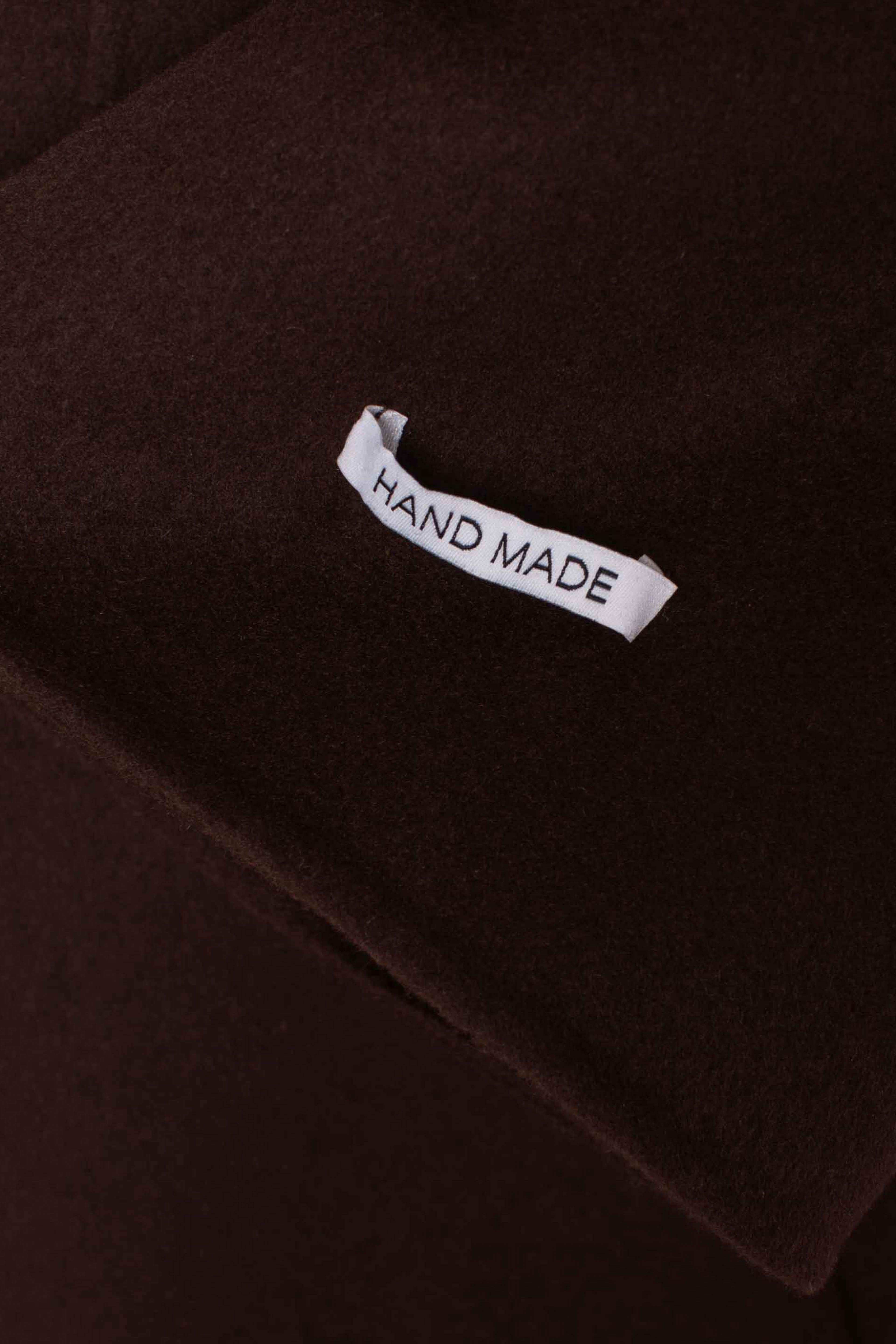 Cappotto handmade con cappuccio K330Y004A1880 DIXIE