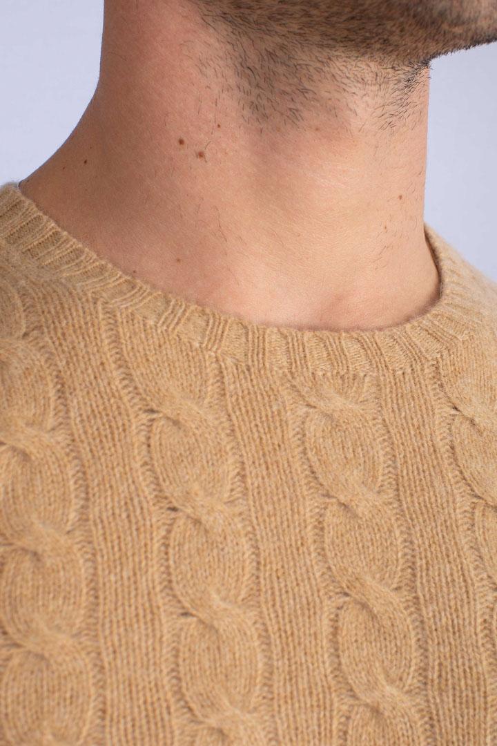 Maglia in lana e cashmere brown 710876762009 POLO RALPH LAUREN