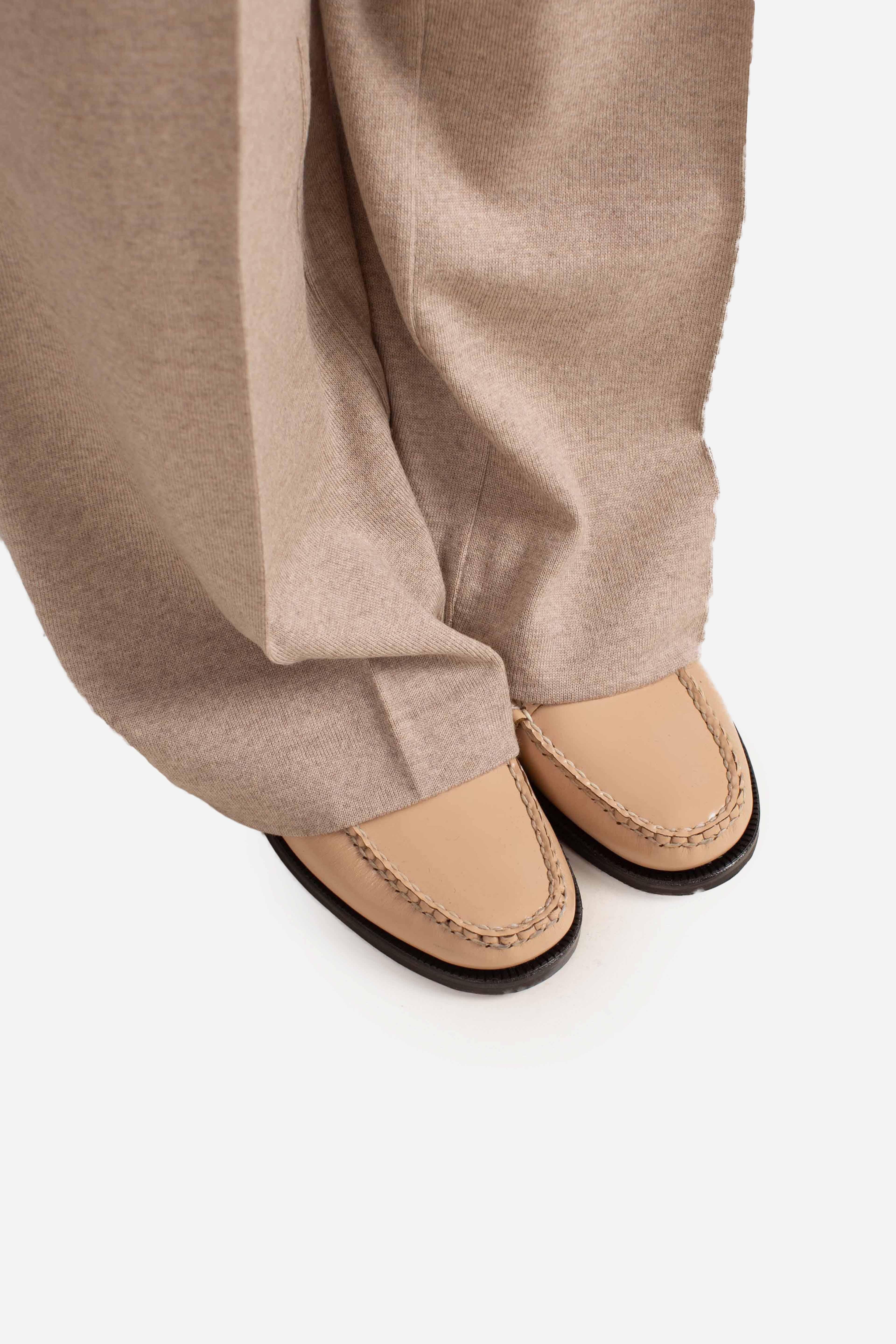 Pantalone in lana beige 5727214272018 GRAN SASSO