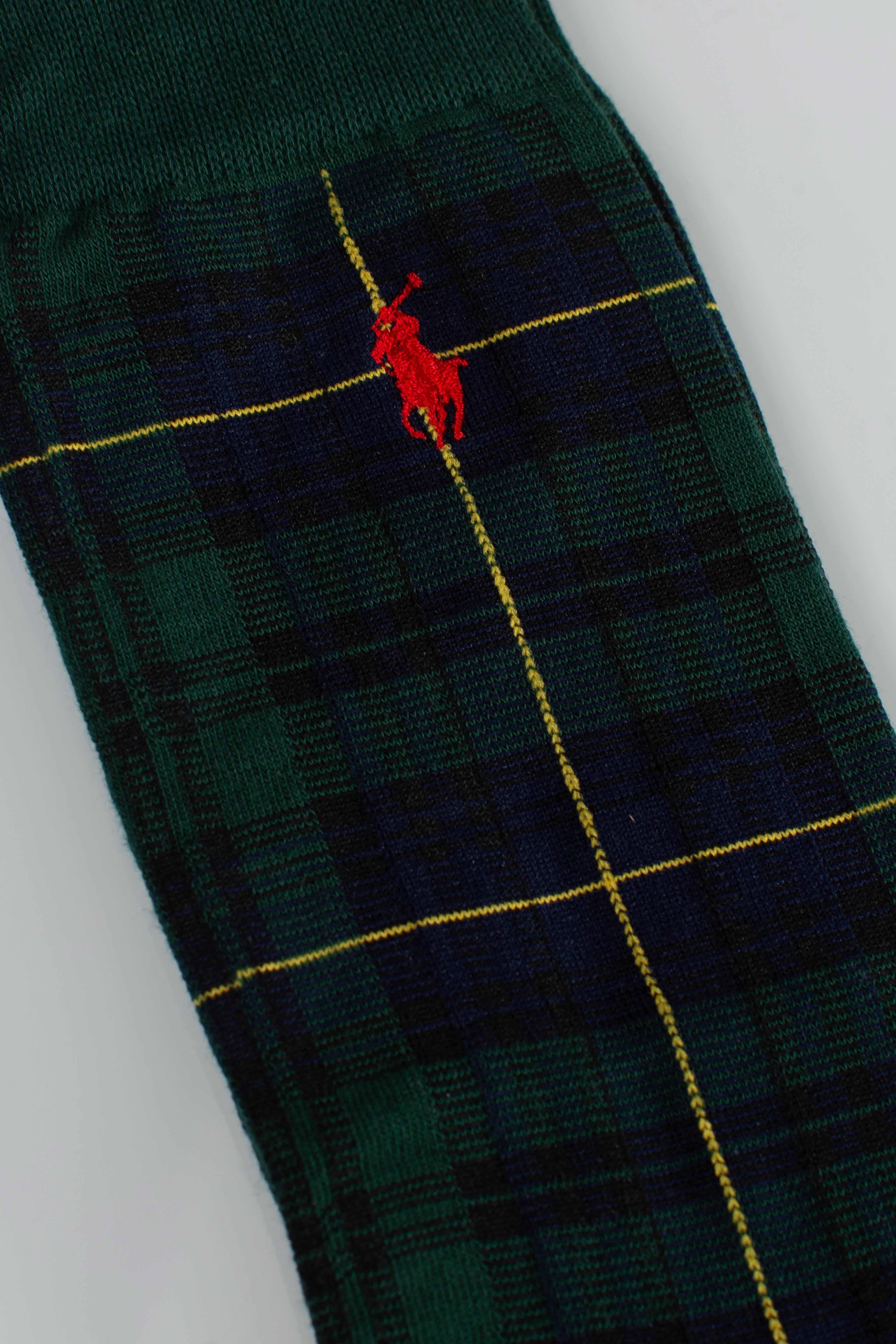 Set regalo 3 paia calze lunghe scozzesi tartan multicolor 449P04716001 POLO RALPH LAUREN