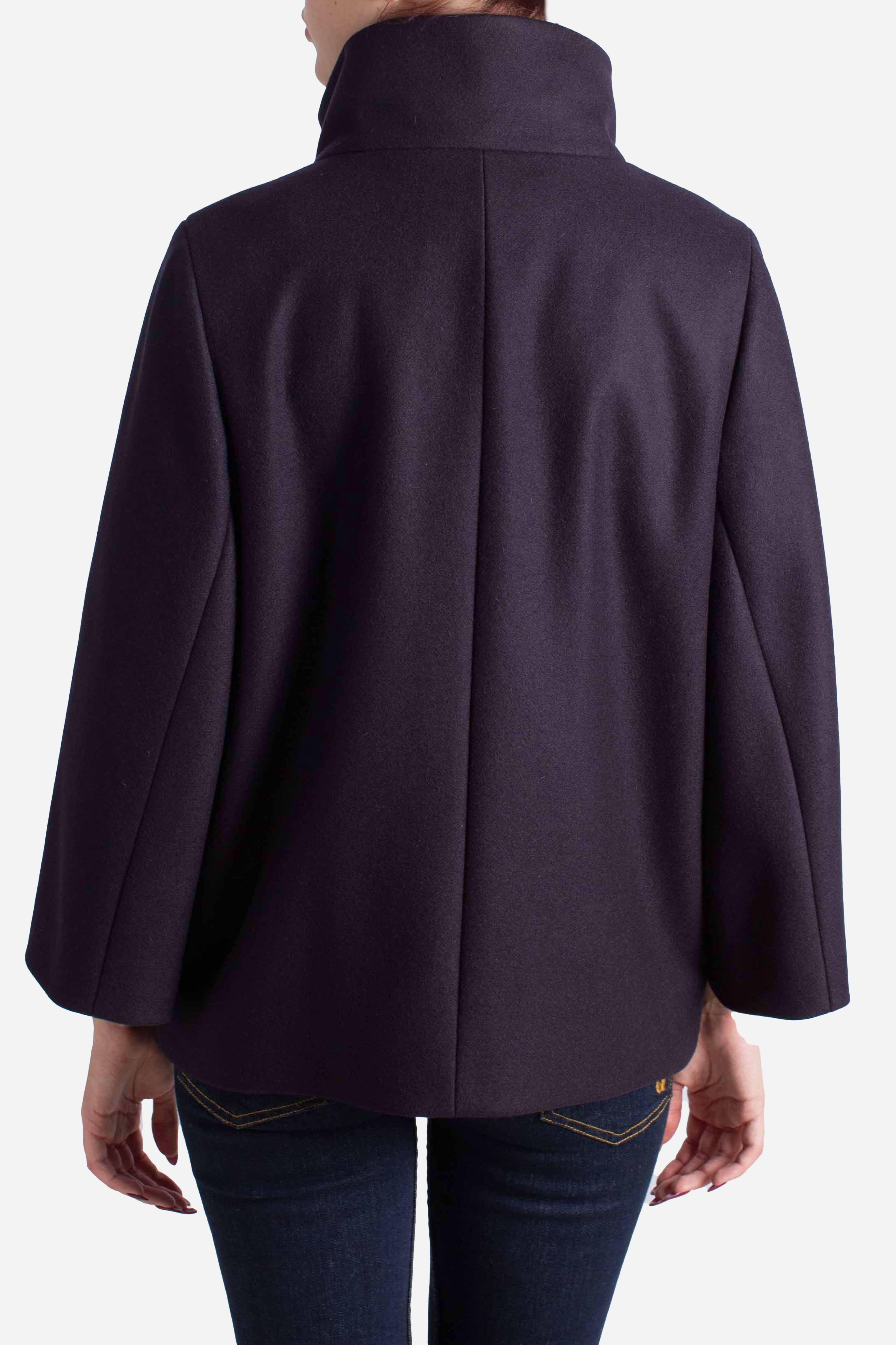 Cappa in Panno di Lana blu NAW12514490SGLU809 FAY