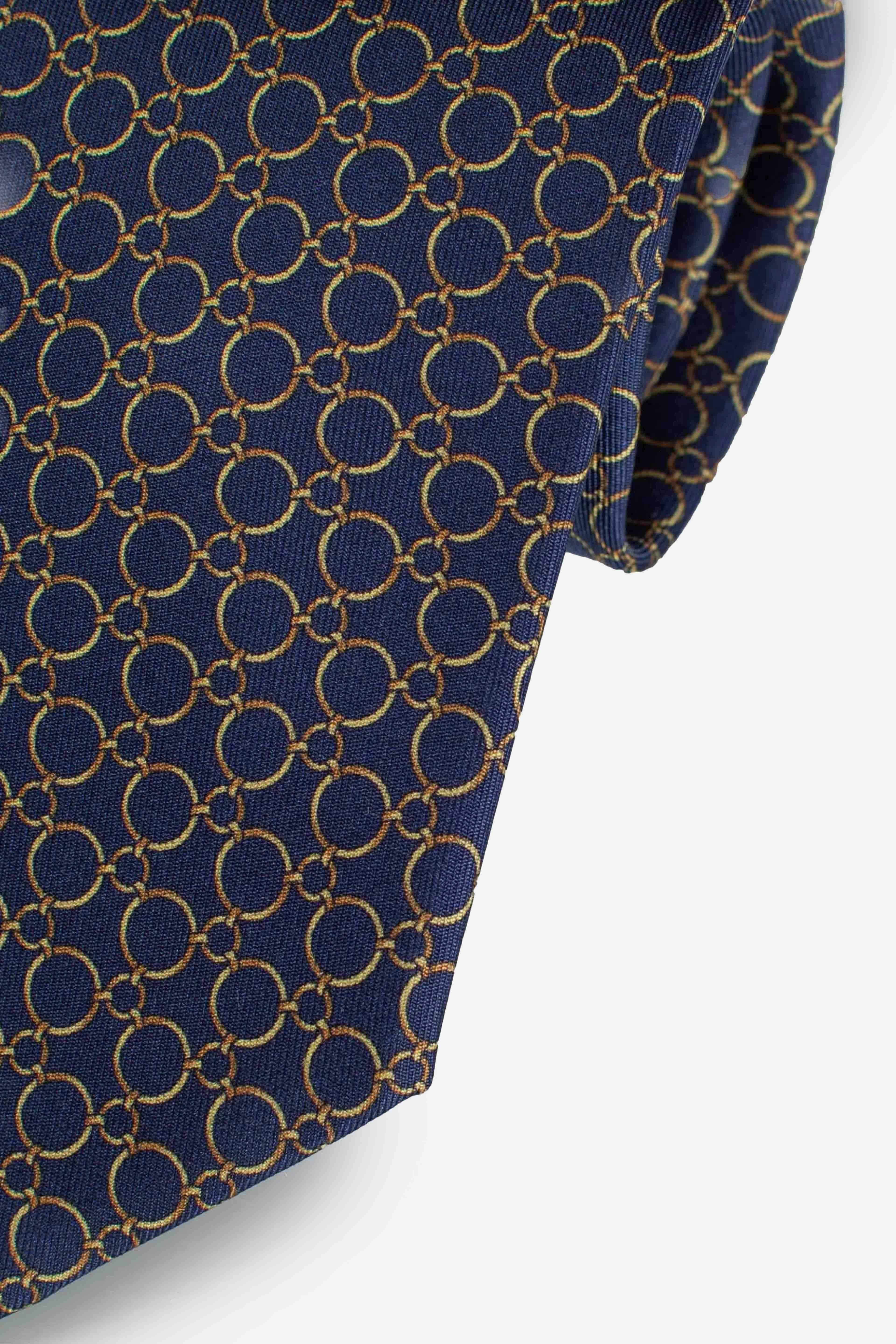 Cravatta in seta CATENE oro blu CRSC19148100 FEFE'