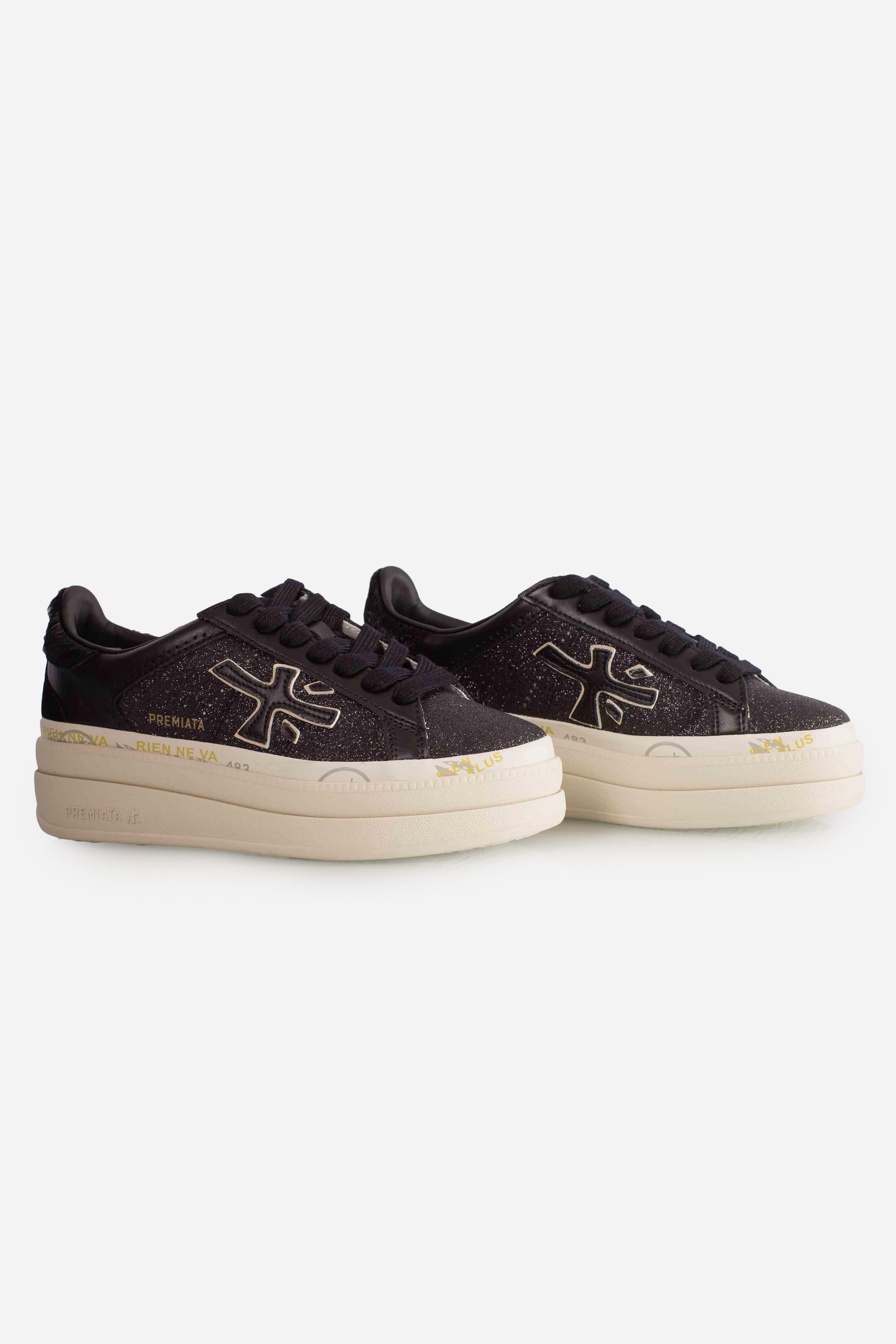 sneakers CLAUDIA 7755 black CLAUDIA7755 PREMIATA