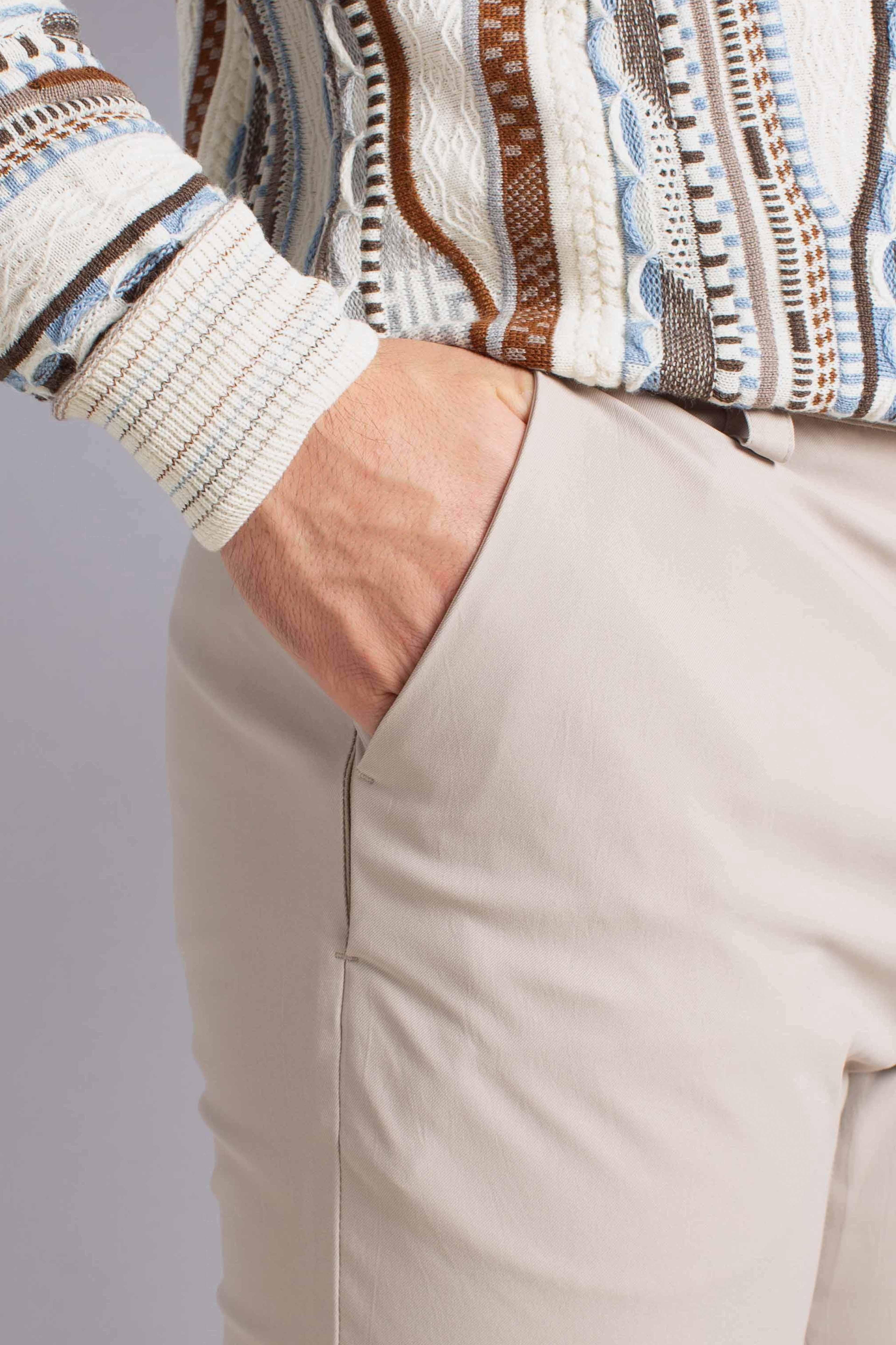 Pantalone Elia Twill Peach beige cashmere K3123LWXP2 K-WAY