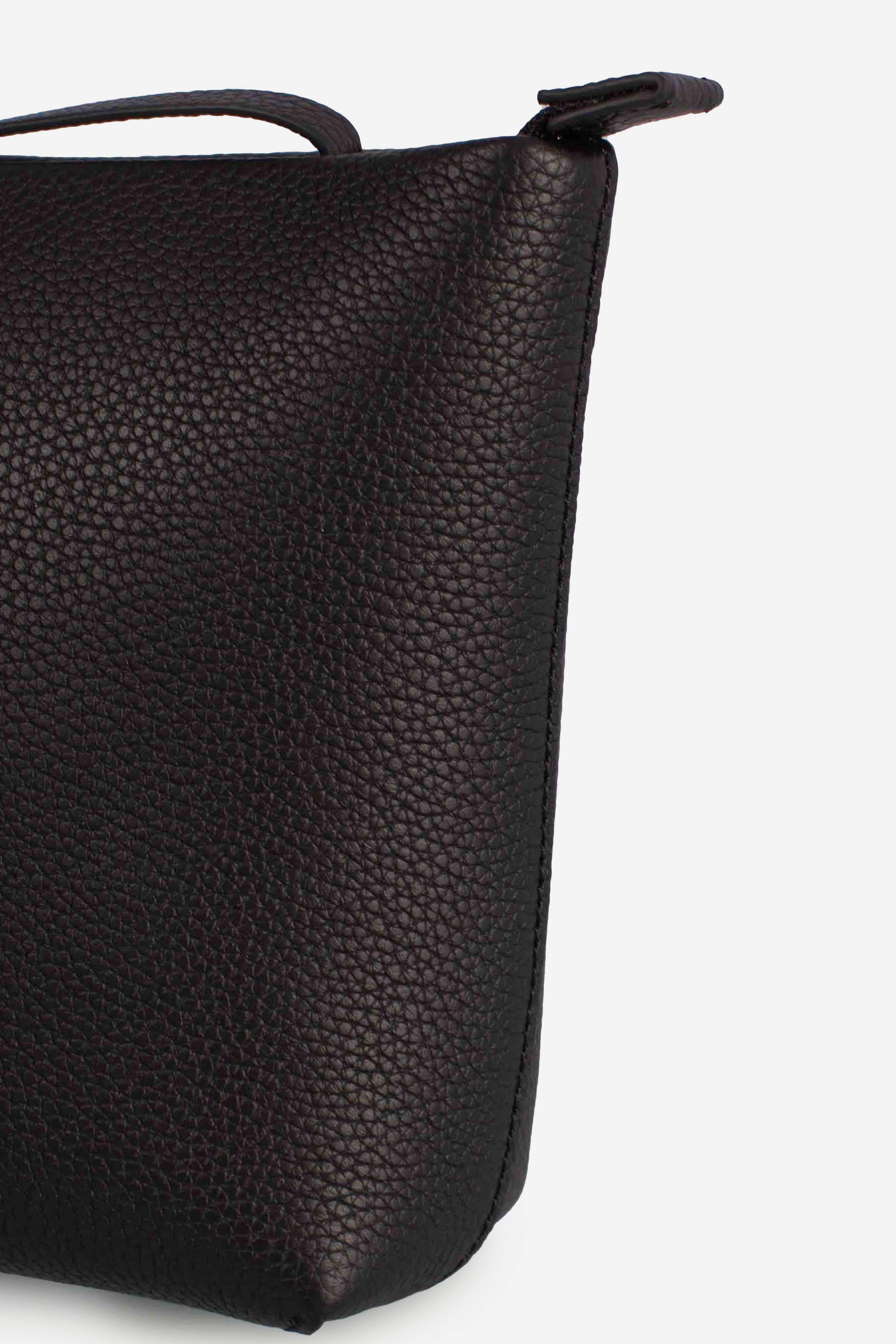 Pochette Aline in pelle Nera con Logo Impresso ALI003600748I MC2 SAINT BARTH