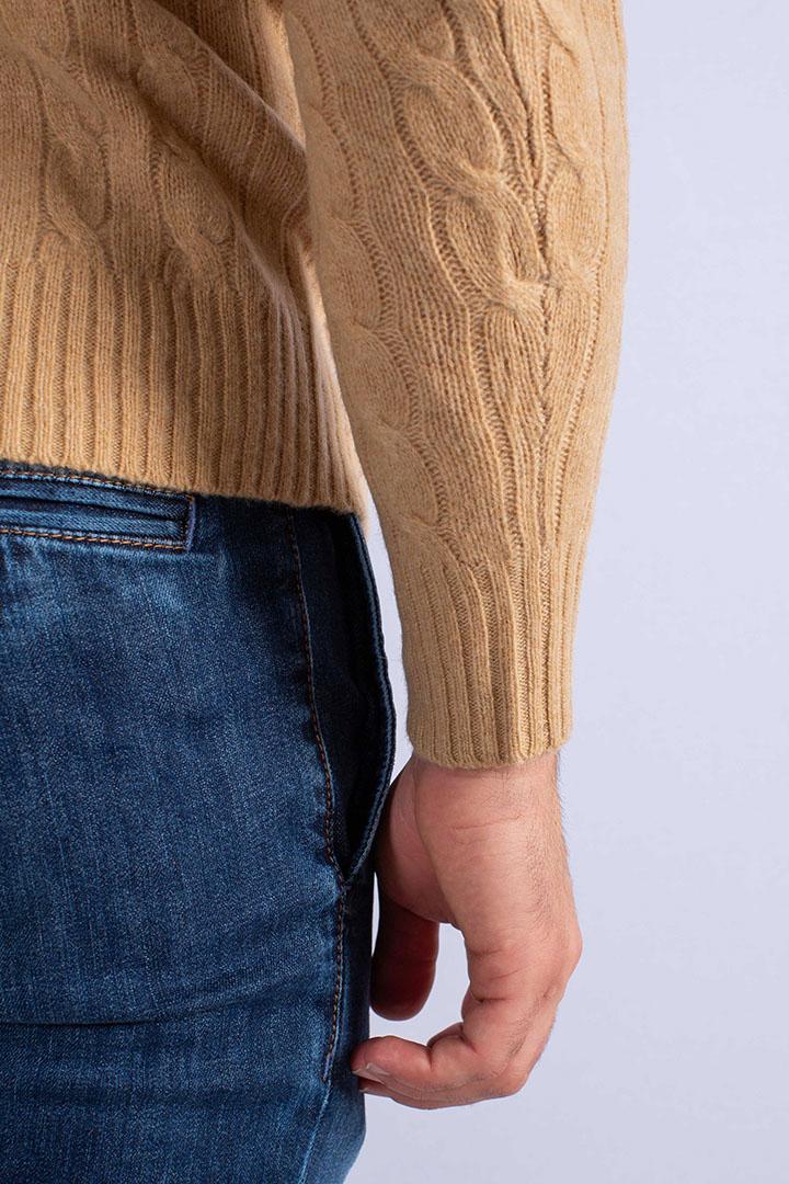 Maglia in lana e cashmere brown 710876762009 POLO RALPH LAUREN